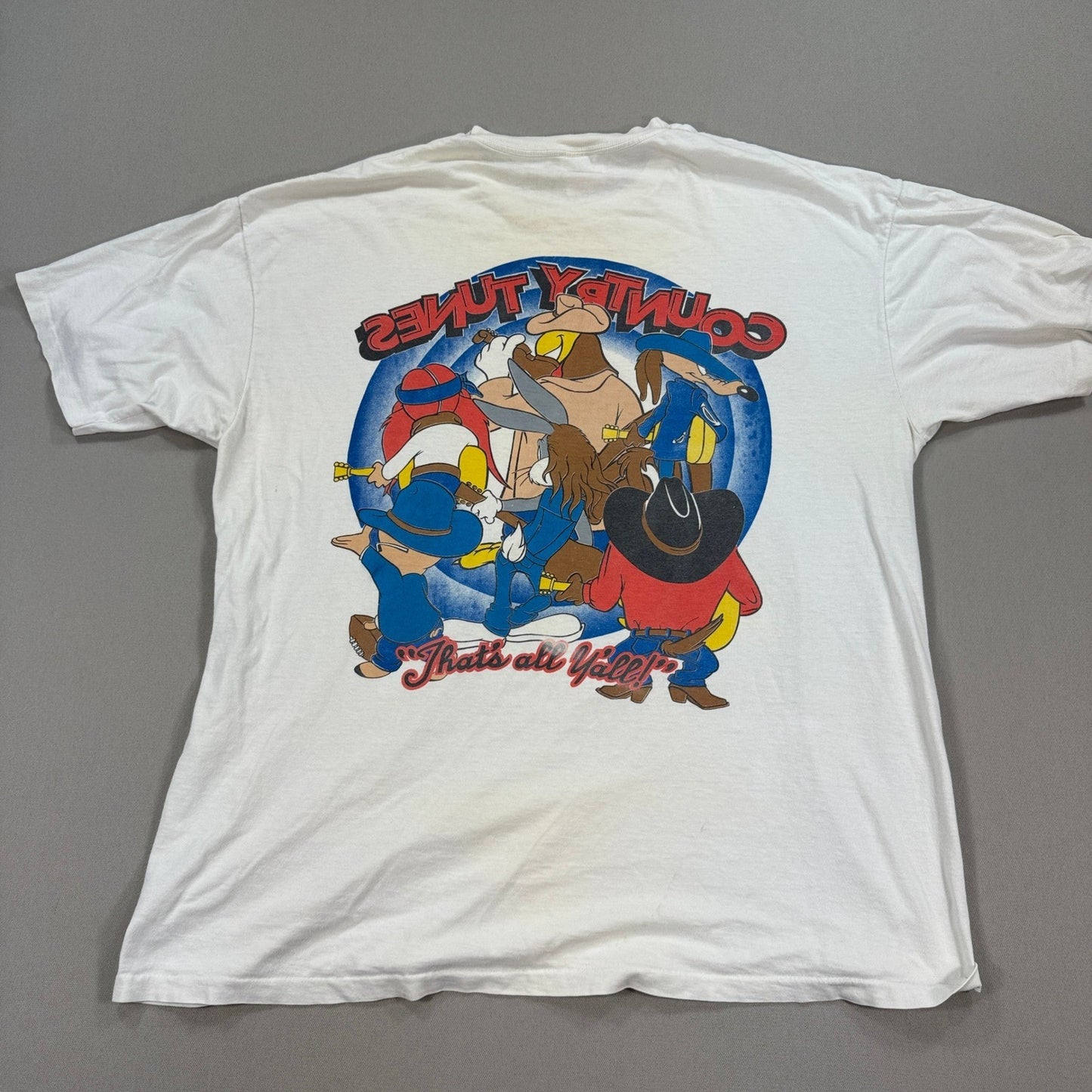 VTG 90s Looney Tunes Country Tunes Torch & Twang Melodies Shirt Single Stitch XL