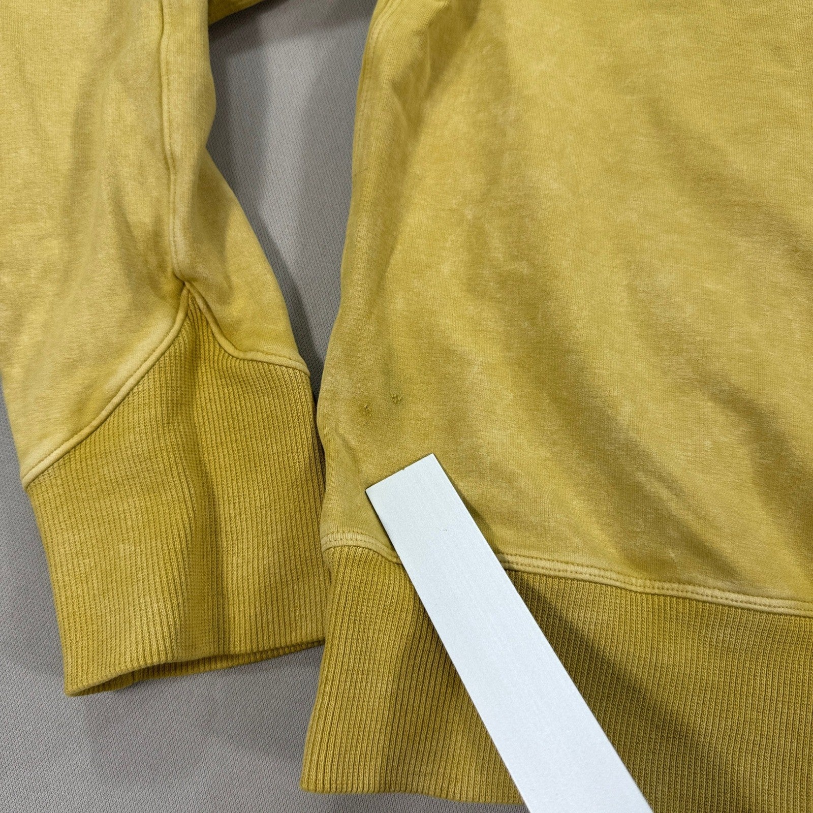 Lululemon Ready To Roll Sweatshirt Womens Medium Yellow Crop Boxy Crew Pullover