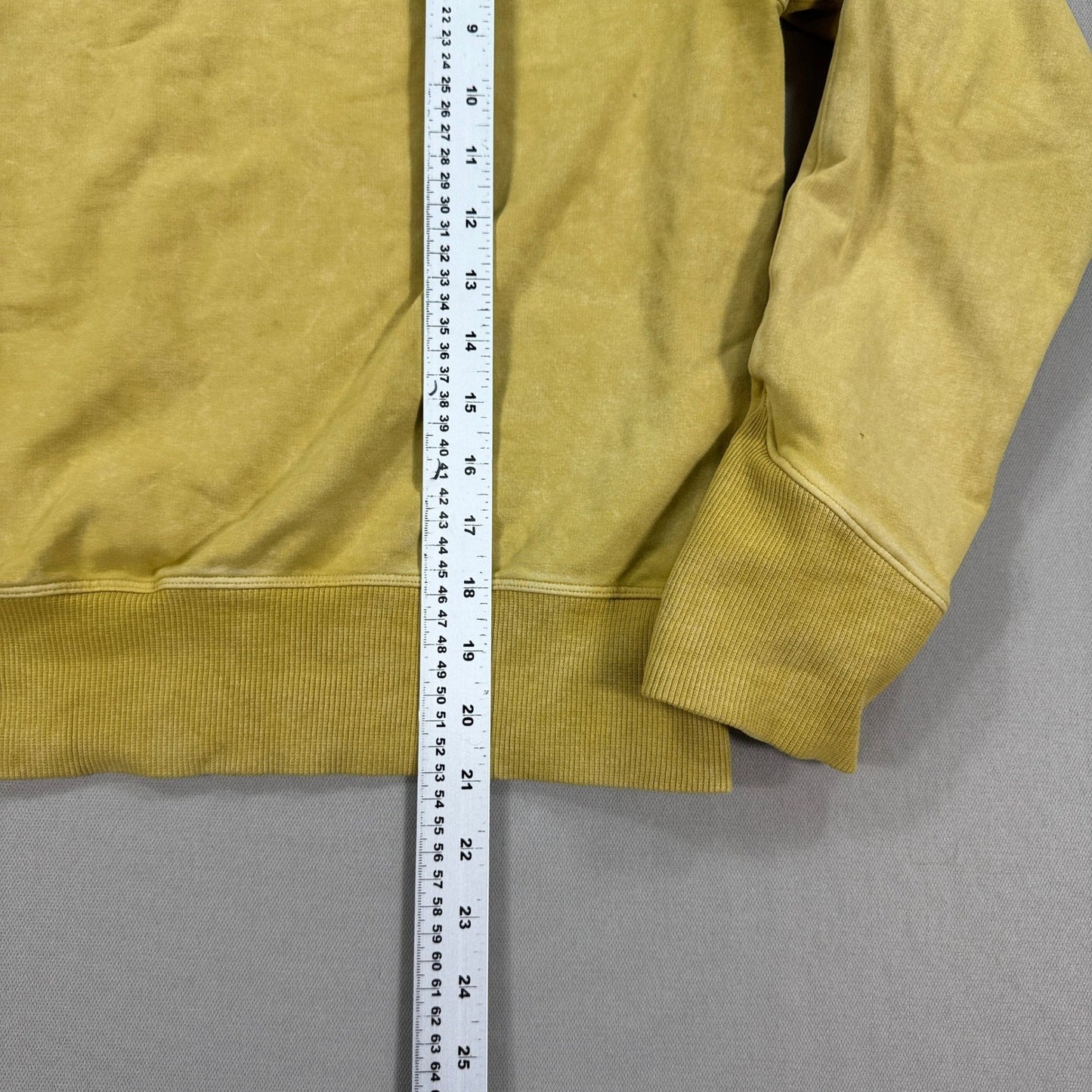 Lululemon Ready To Roll Sweatshirt Womens Medium Yellow Crop Boxy Crew Pullover