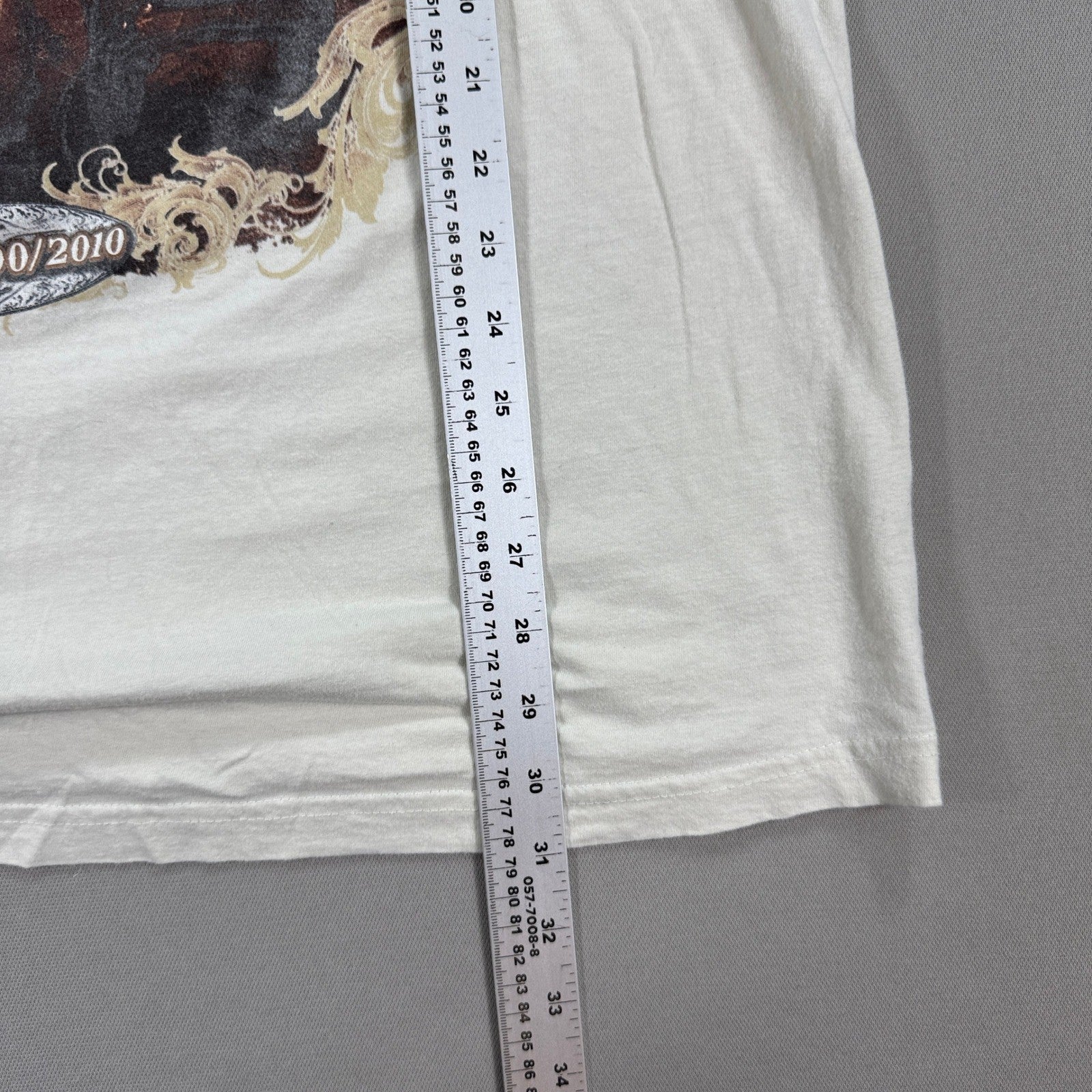 Vintage Brooks & Dunn Last Rodeo Tour T-Shirt mens 2XL White Rock Band Graphic