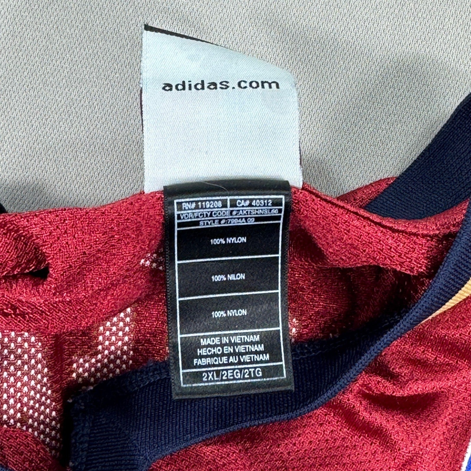 Cleveland Cavaliers Shaquille O'Neal #33 Adidas NBA Jersey mens 2XL Red