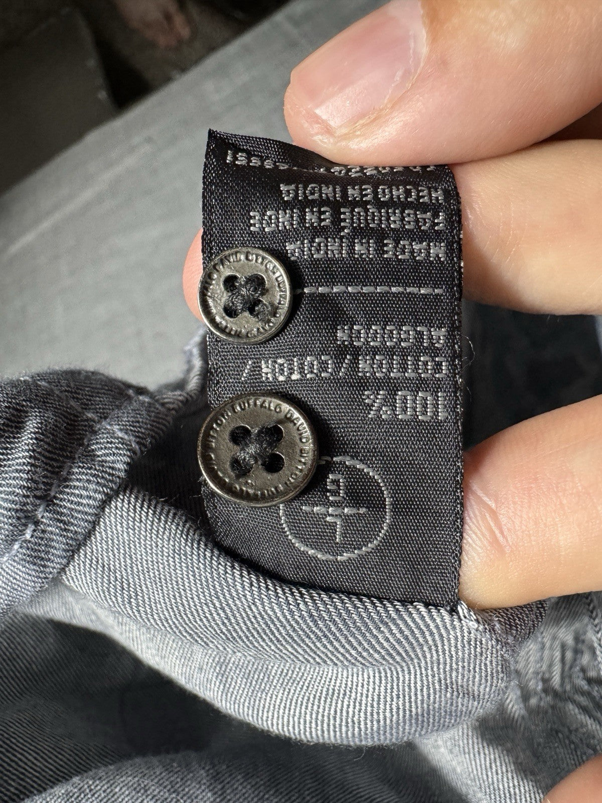 BUFFALO DAVID BITTON Camo Shirt Long Sleeve Sz Large Button Up New Msrp $99