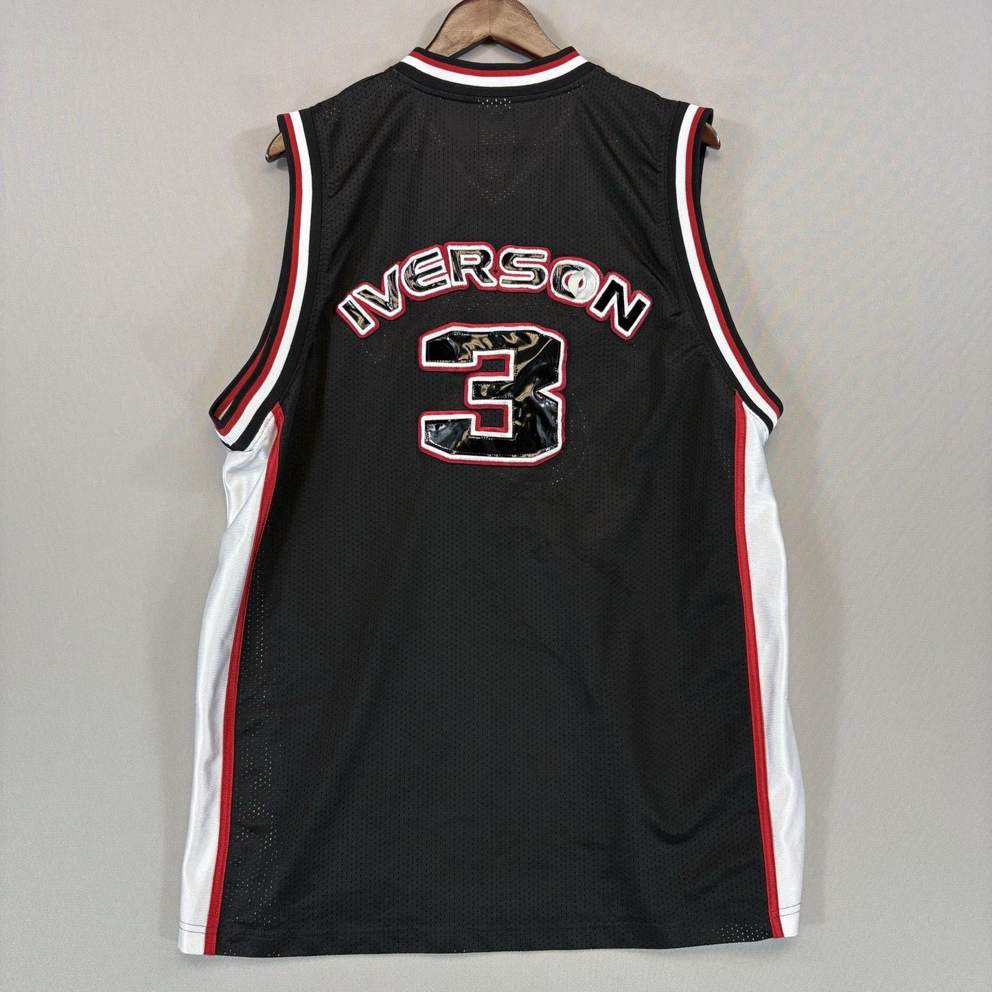 Allen Iverson NBA Black Limited Edition #3 Reebok jersey Mens Size XL