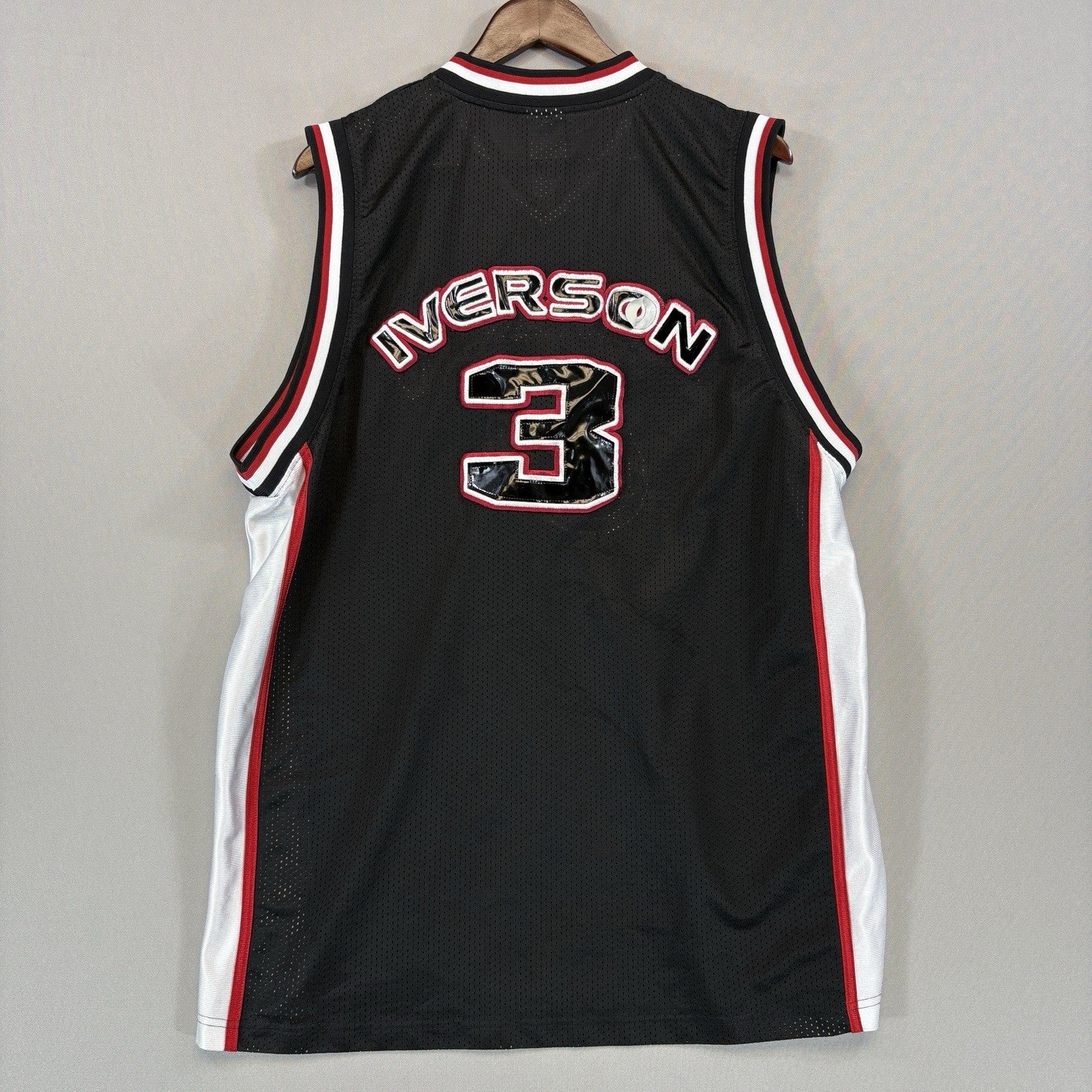 Allen Iverson NBA Black Limited Edition #3 Reebok jersey Mens Size XL