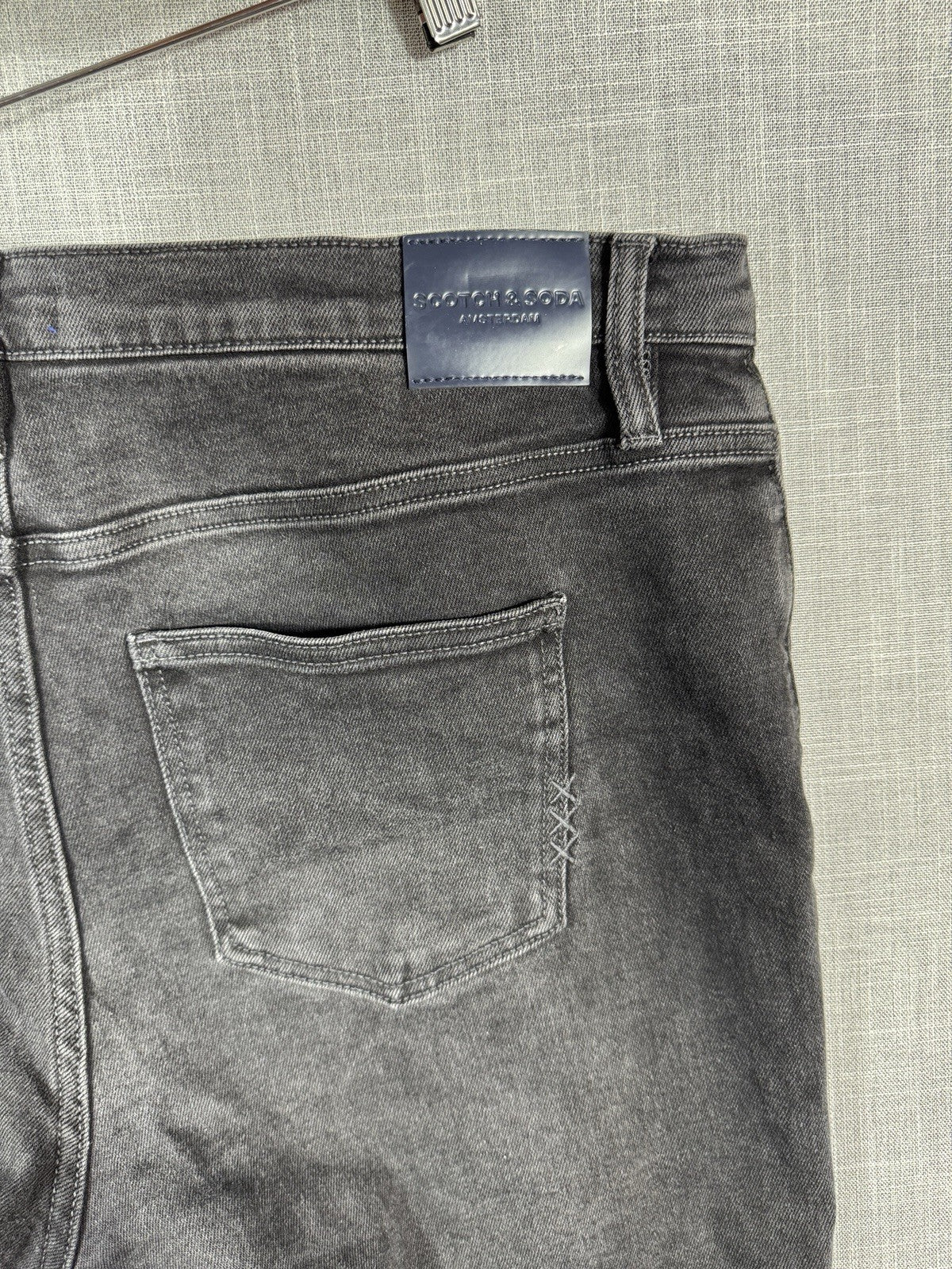 Scotch & Soda Men’s Jeans Straight Leg Size 34/28 Dark Wash Read Description