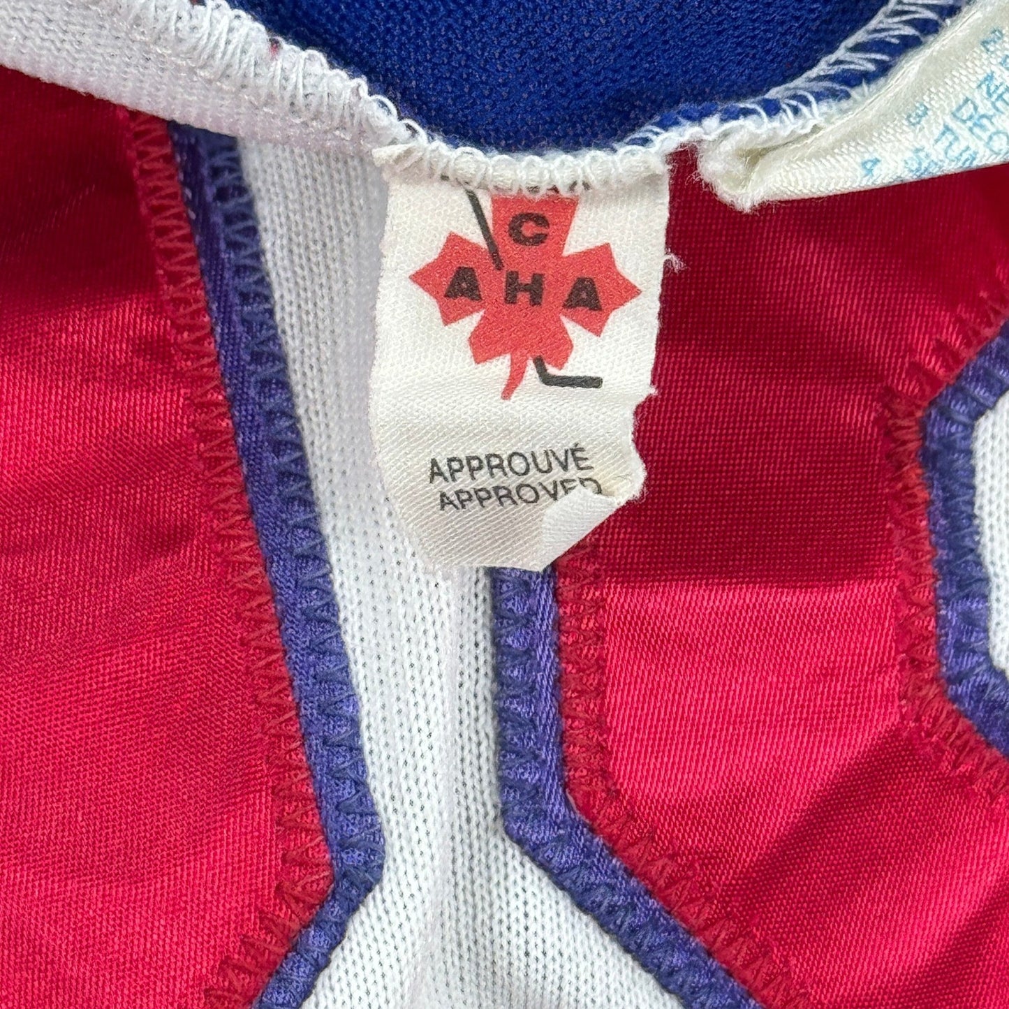 Rare Vintage 90s Cooper Team USA Hockey Jersey Olympic Mens Small Made In Canada