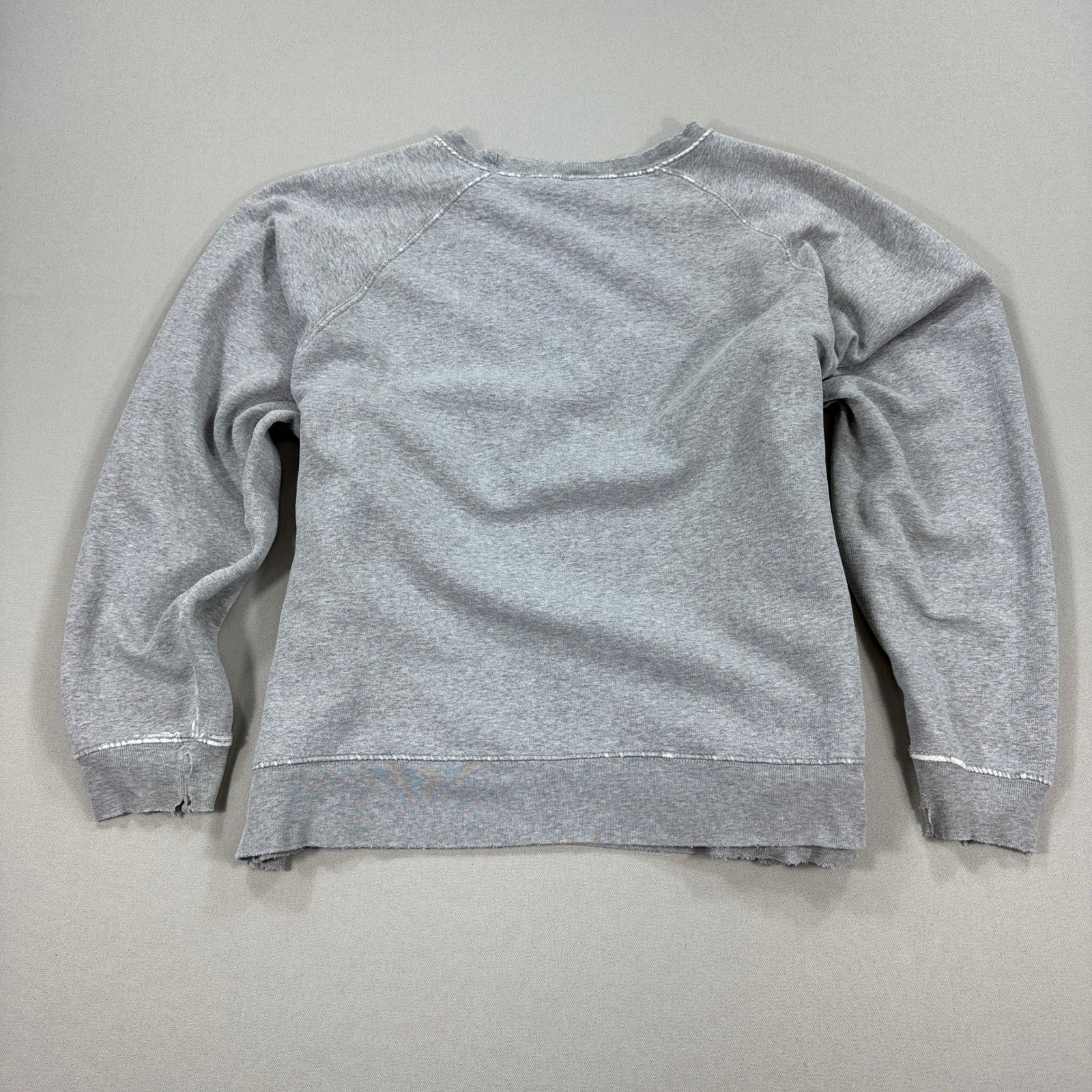 VIntage Old Navy Sweatshirt Distressed Faded Spell Out Mens 2XL Crewneck Y2K