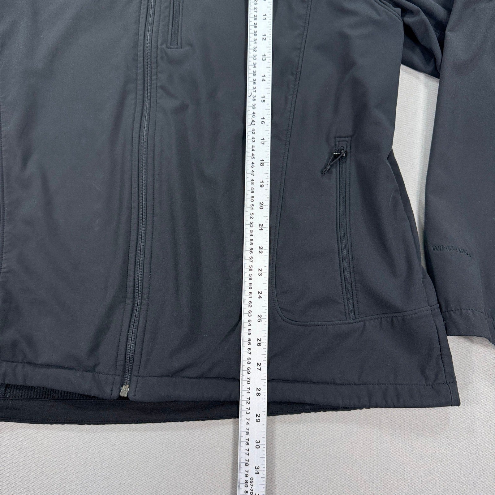 The North Face Apex Bionic Softshell Jacket mens 2XL Black Full Zip Windproof