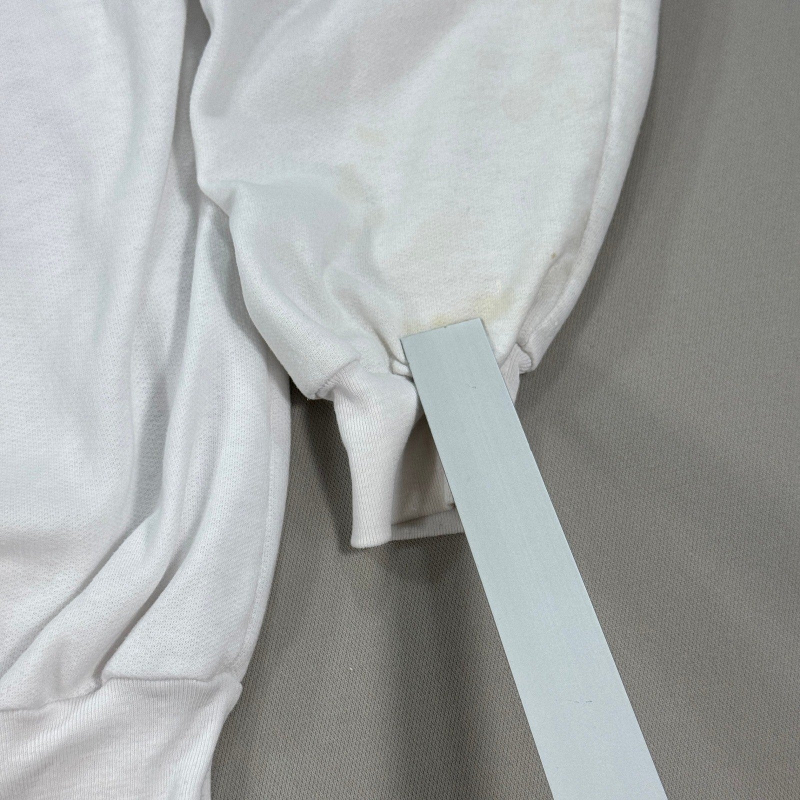 Vintage Jim Benton 1987 Mr. Fisherman Graphic Sweater mens XL White Pullover