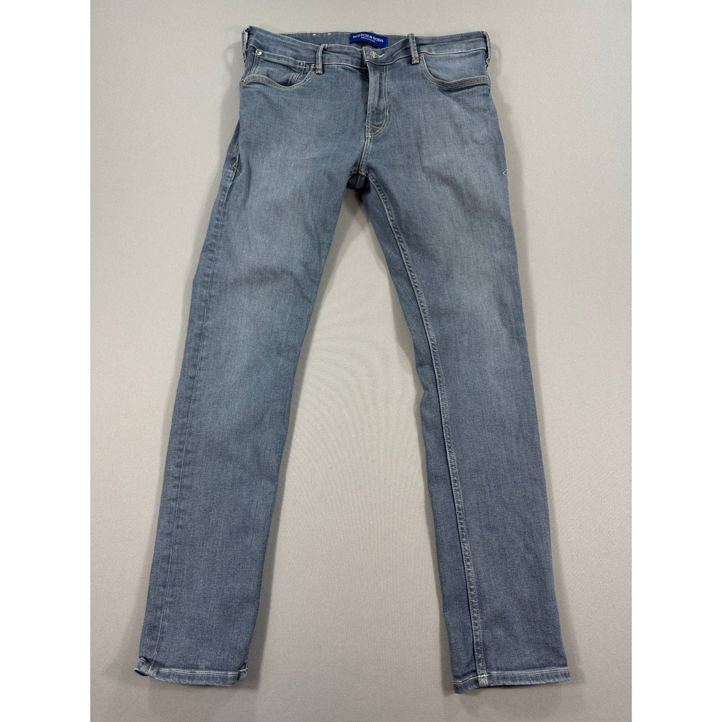 3x Scotch & Soda Jeans Skinny Fit Stretch Denim mens 32x32 Gray Blue Beige