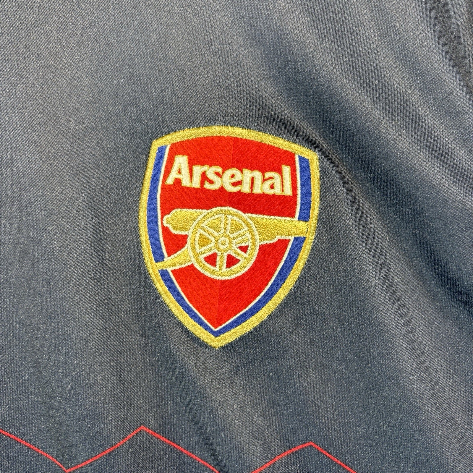 Vintage Nike Arsenal mens Training Jersey Fly Emirates Mens Small