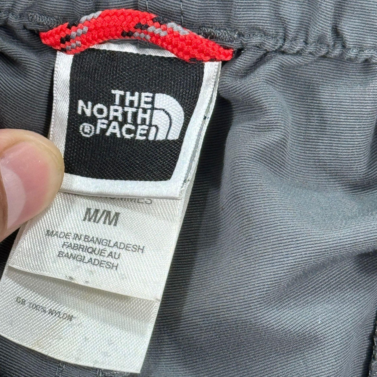 The North Face Cargo Shorts Belted mens Medium Gray Relaxed