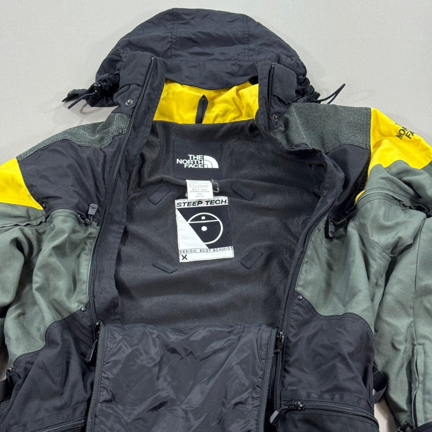 VTG The North Face Steep Tech Jacket Scot Schmidt mens Large Multicolor Hooded