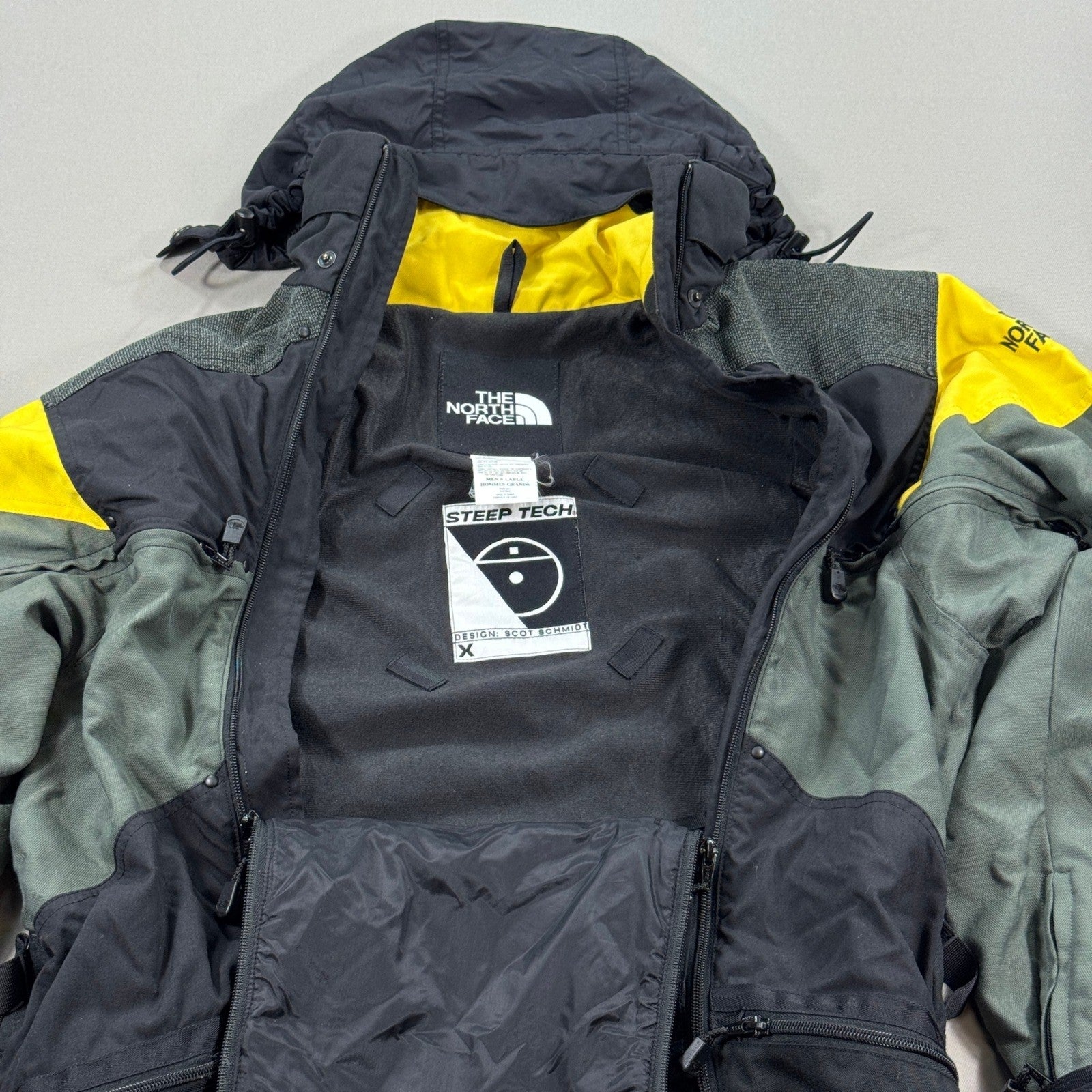 VTG The North Face Steep Tech Jacket Scot Schmidt mens Large Multicolor Hooded