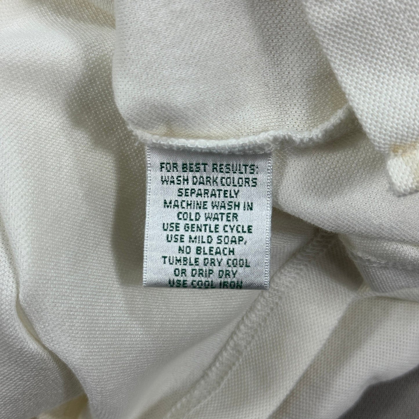 Masters Collection Polo Shirt mens Medium White Golf Augusta National Cotton