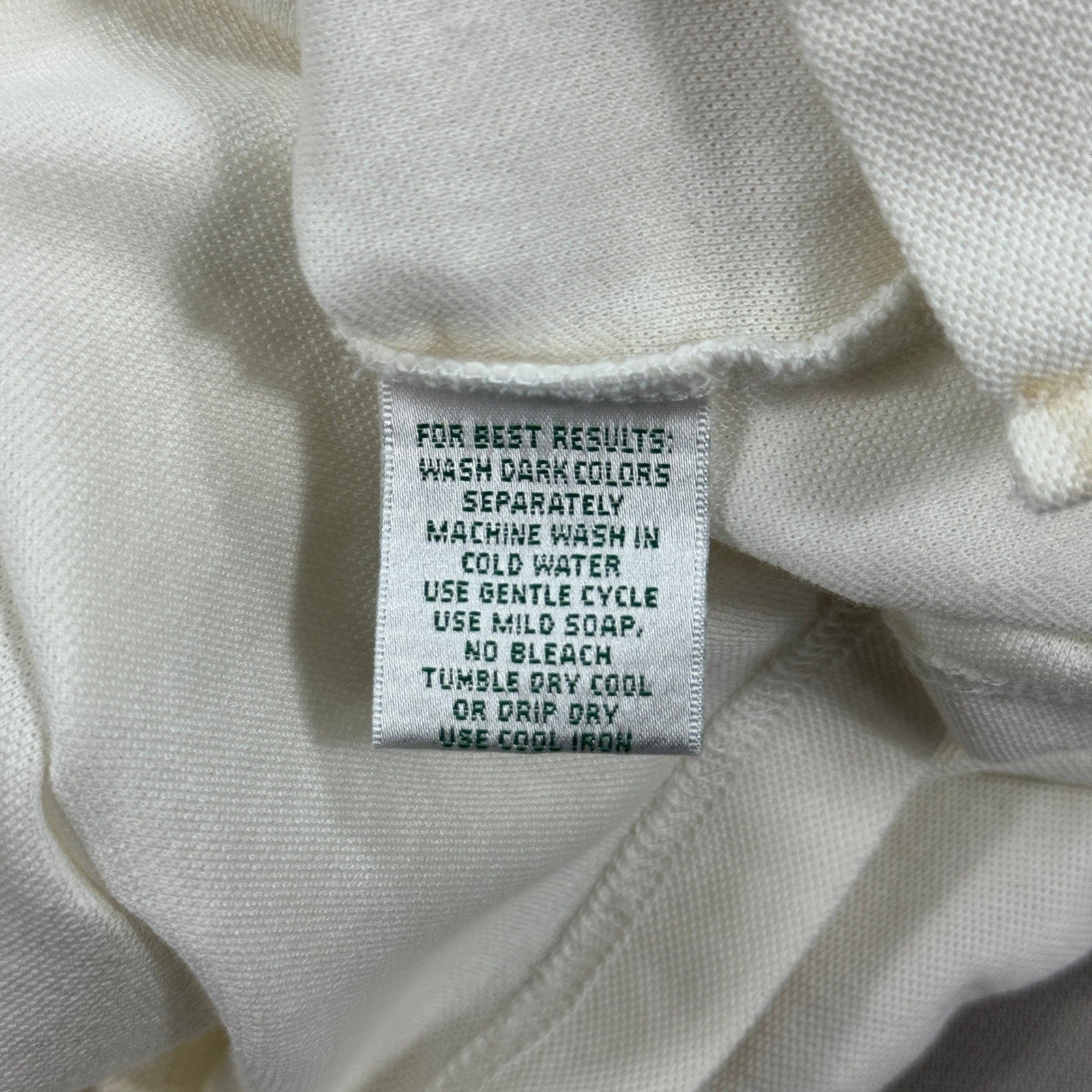 Masters Collection Polo Shirt mens Medium White Golf Augusta National Cotton