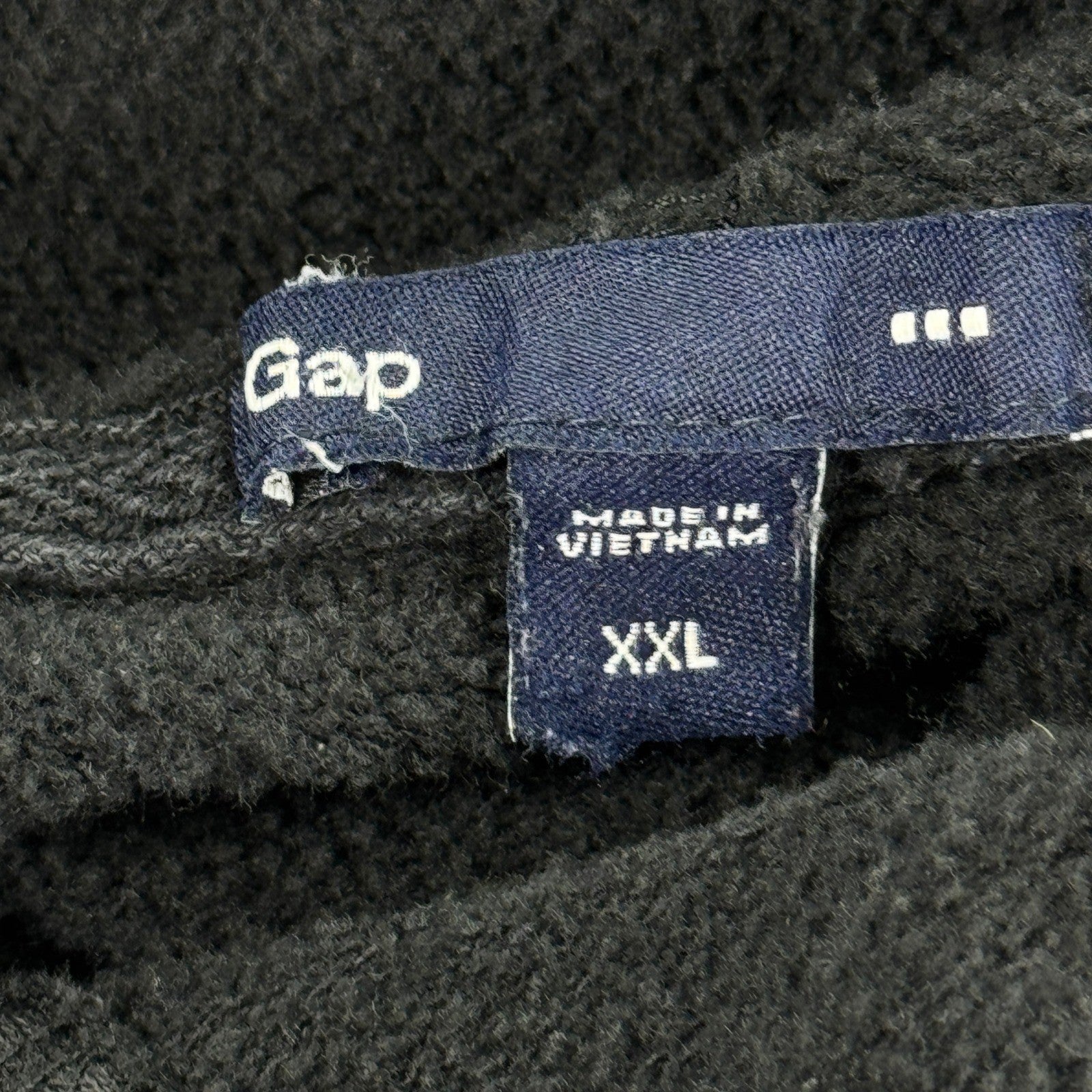 GAP Hoodie mens 2XL Gray Logo Spell Out Pullover Sweatshirt Casual Comfy