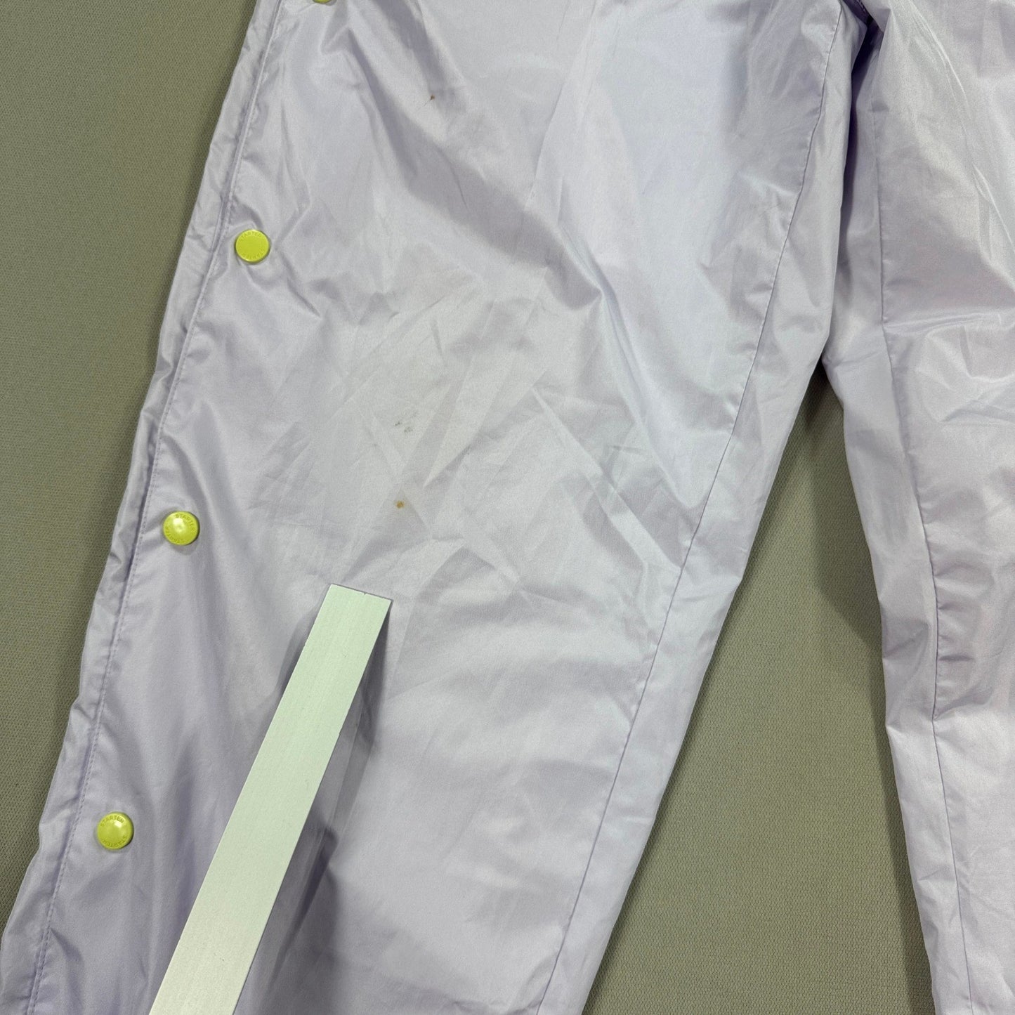 Vintage Starter Black Label Track Pants Side Snap Tear Away mens Small Purple