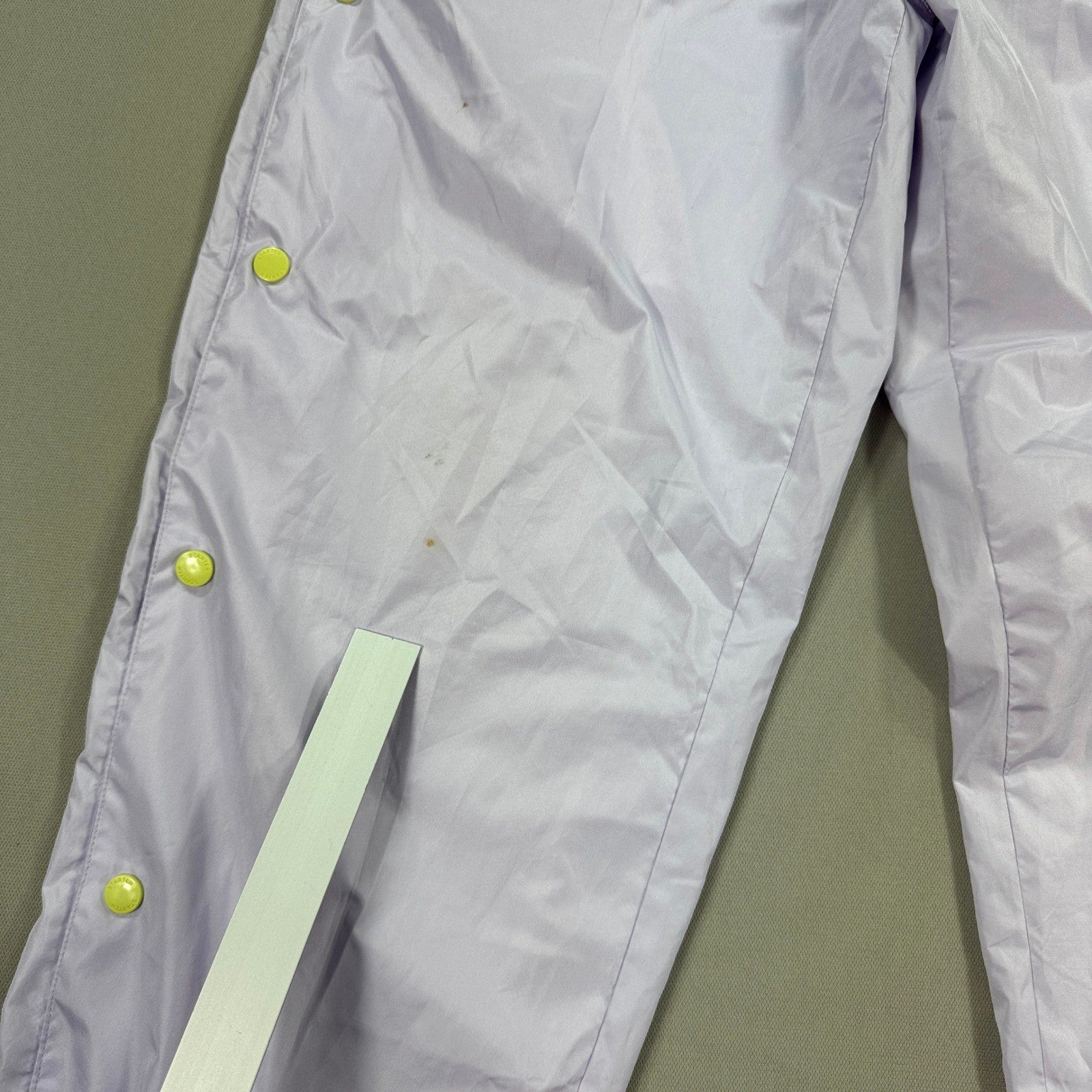 Vintage Starter Black Label Track Pants Side Snap Tear Away mens Small Purple