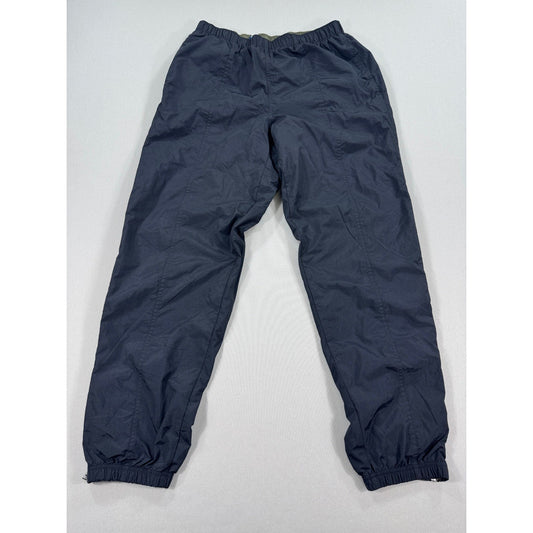 Vintage Polo Sport Ralph Lauren Track Pants Zip Leg mens Small Navy Blue Mesh
