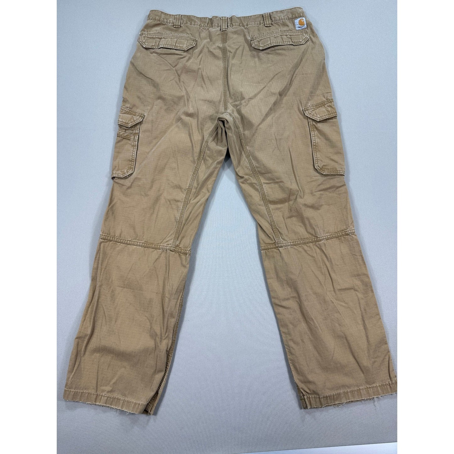 Carhartt Force Cargo Pants Ripstop Relaxed Fit mens 42x34 Khaki Utility Work