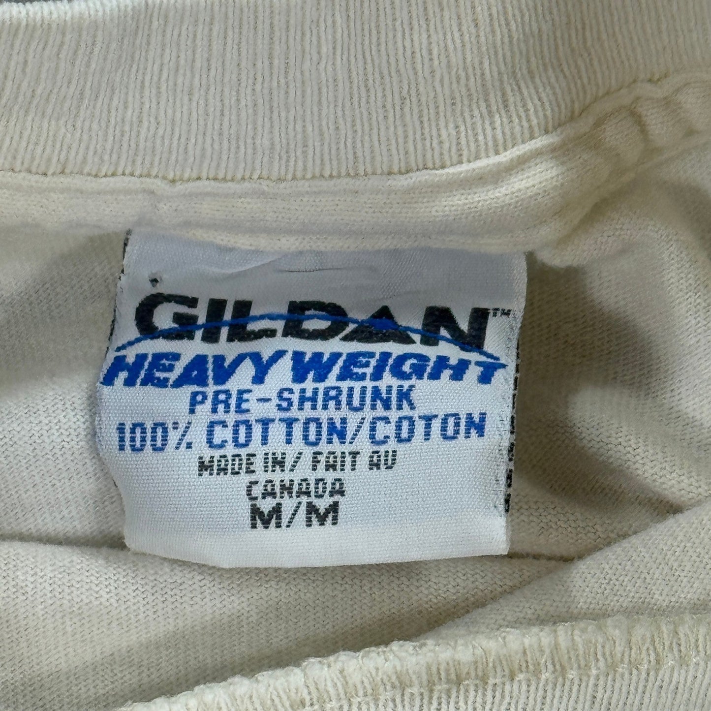 Vintage 90s Art T Shirt Mens Medium Graphic Print Fantasy Gildan Heavy WWeight