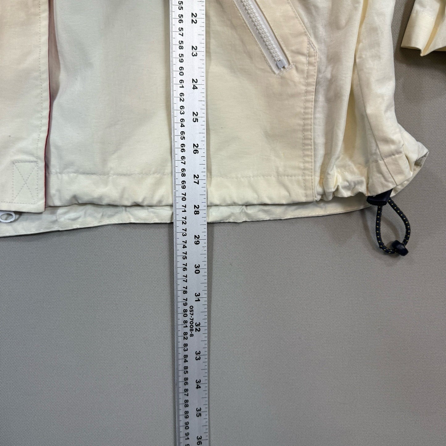 Vintage 90s Tommy Hilfiger Sailing Gear Jacket mens XL White Full Zip Hoodie