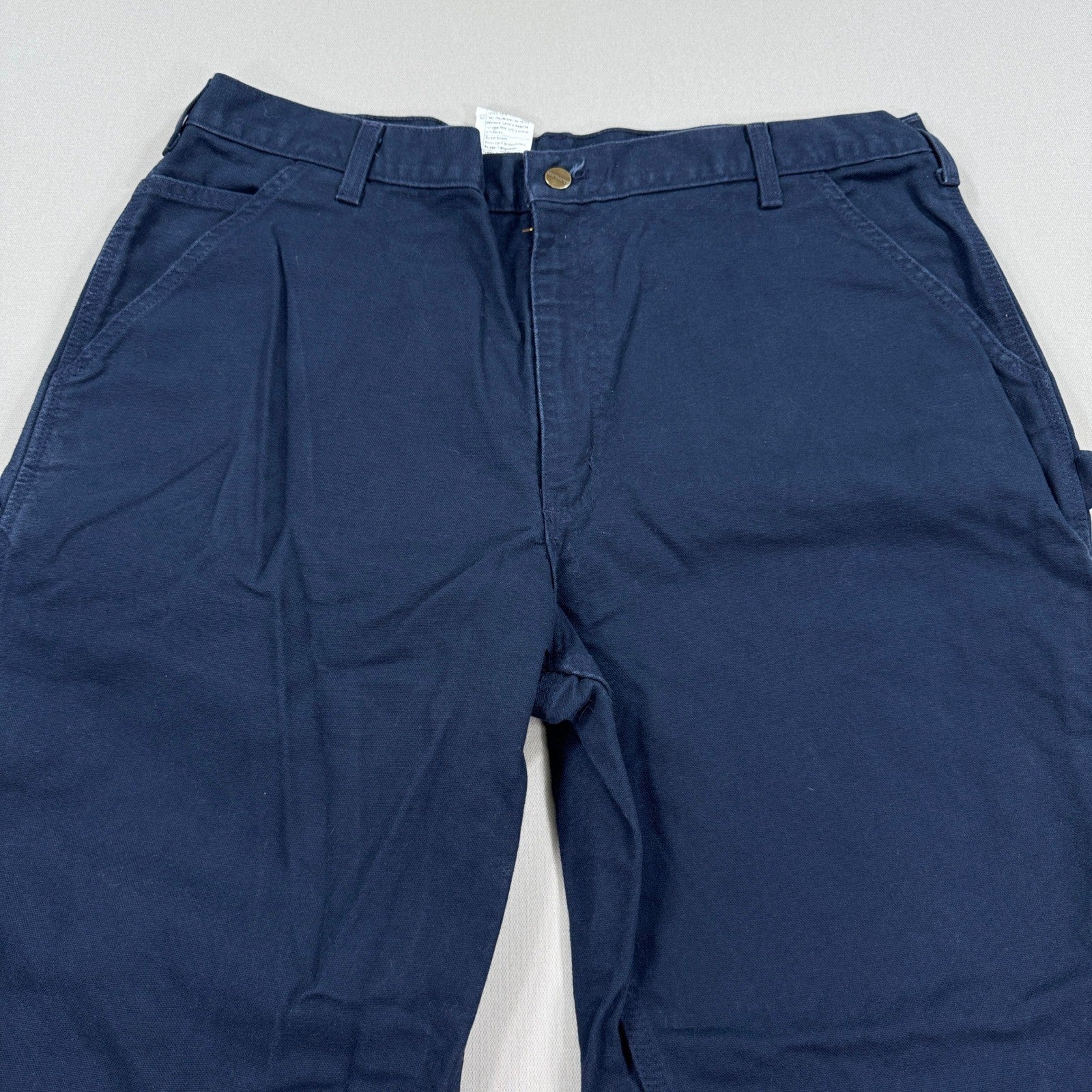 2x Carhartt B11 Original Dungaree Fit Work Pants 40x30 Reflective Stripe lot