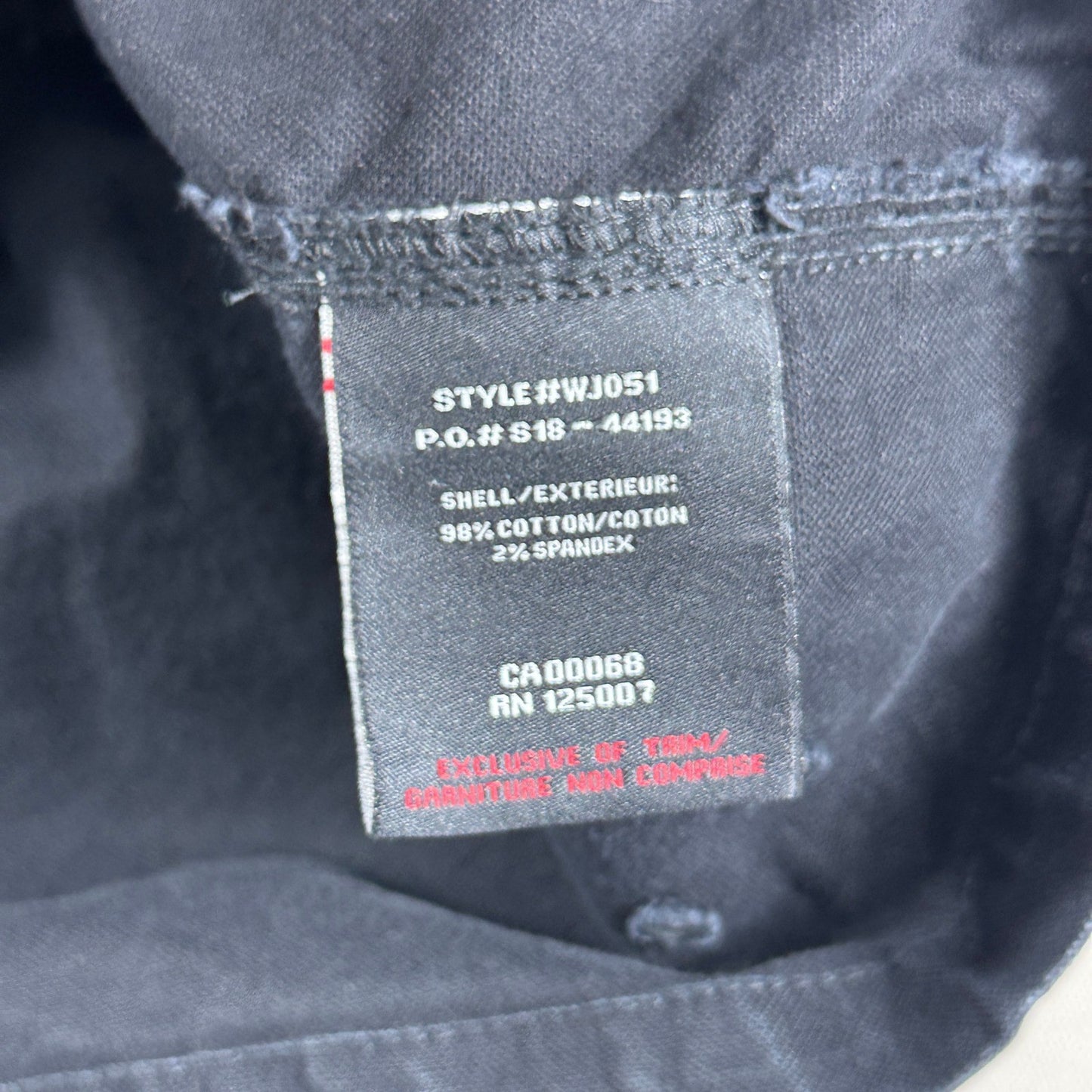 Tough Duck Jacket mens Large Black Duck Canvas Full Zip Field Barn Coat Utility