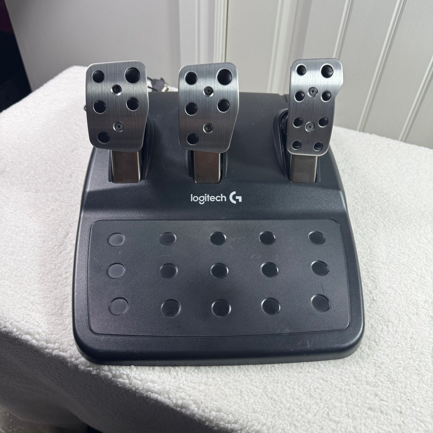 Logitech G29 Driving Force Floor PEDALS ONLY *Read* PS4 PS5 Xbox PC