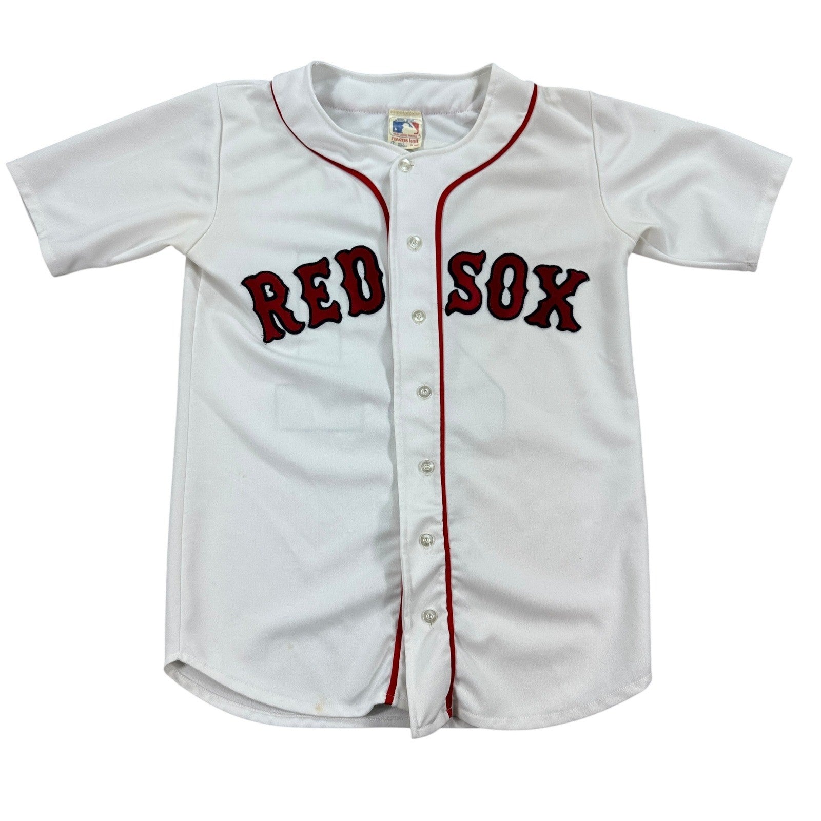 Boston Red Sox Baseball Jersey Roger Clemens #21 Ravens Knit Men's Small White