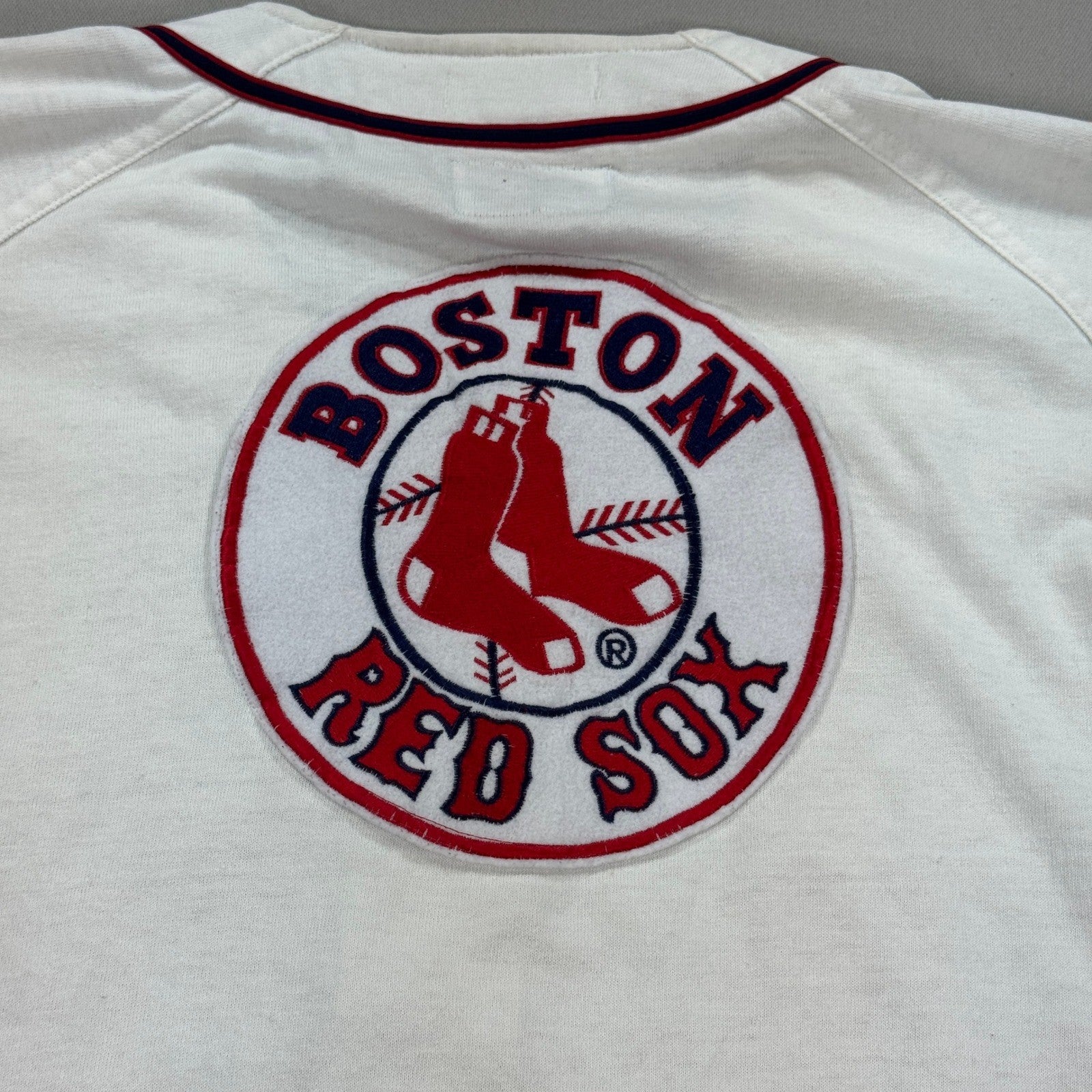 Vintage Starter Boston Red Sox Jersey MLB Baseball Home mens XL White Tailsweep