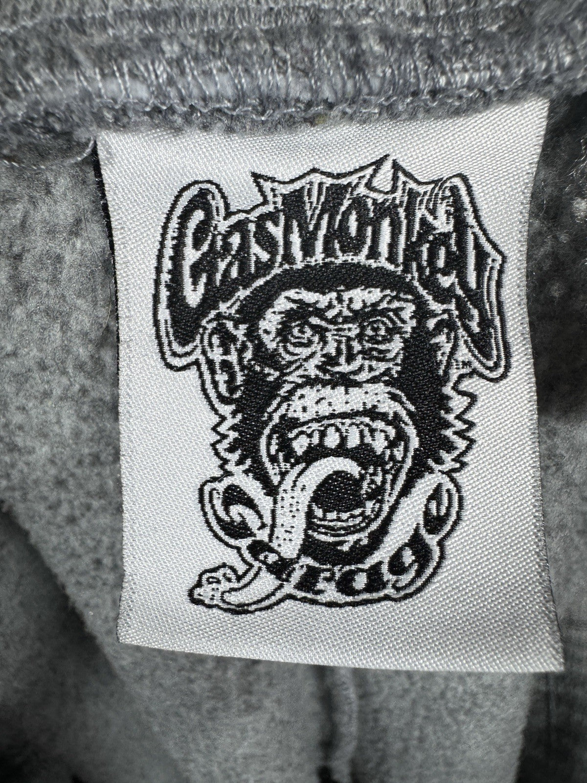 Gas Monkey Garage Sweatpants Y2K Gray Mens Large