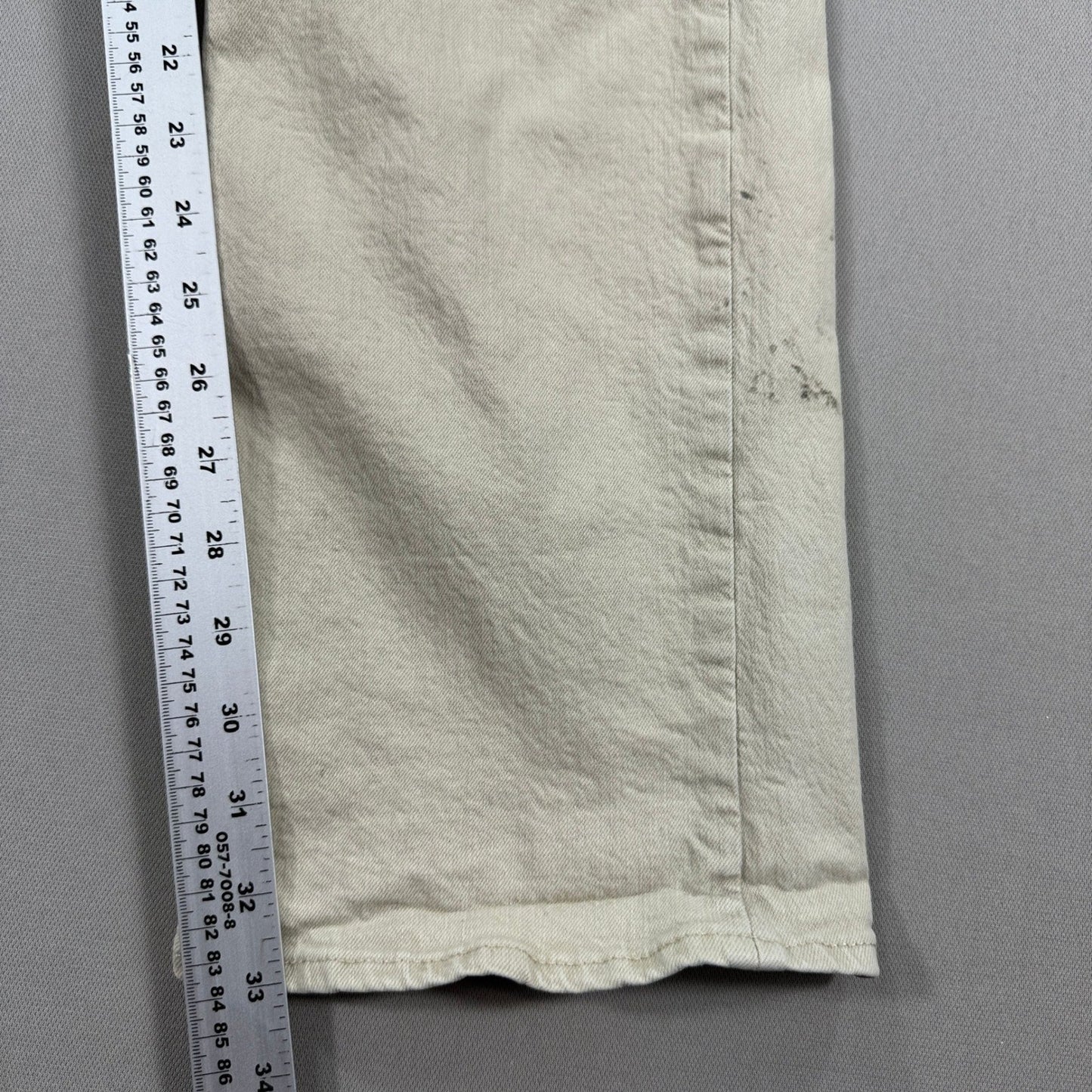 Polo Ralph Lauren Jeans Mens 36x34 Beige Dungerees Pants Straight Leg