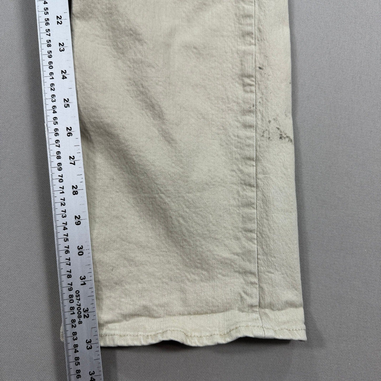 Polo Ralph Lauren Jeans Mens 36x34 Beige Dungerees Pants Straight Leg