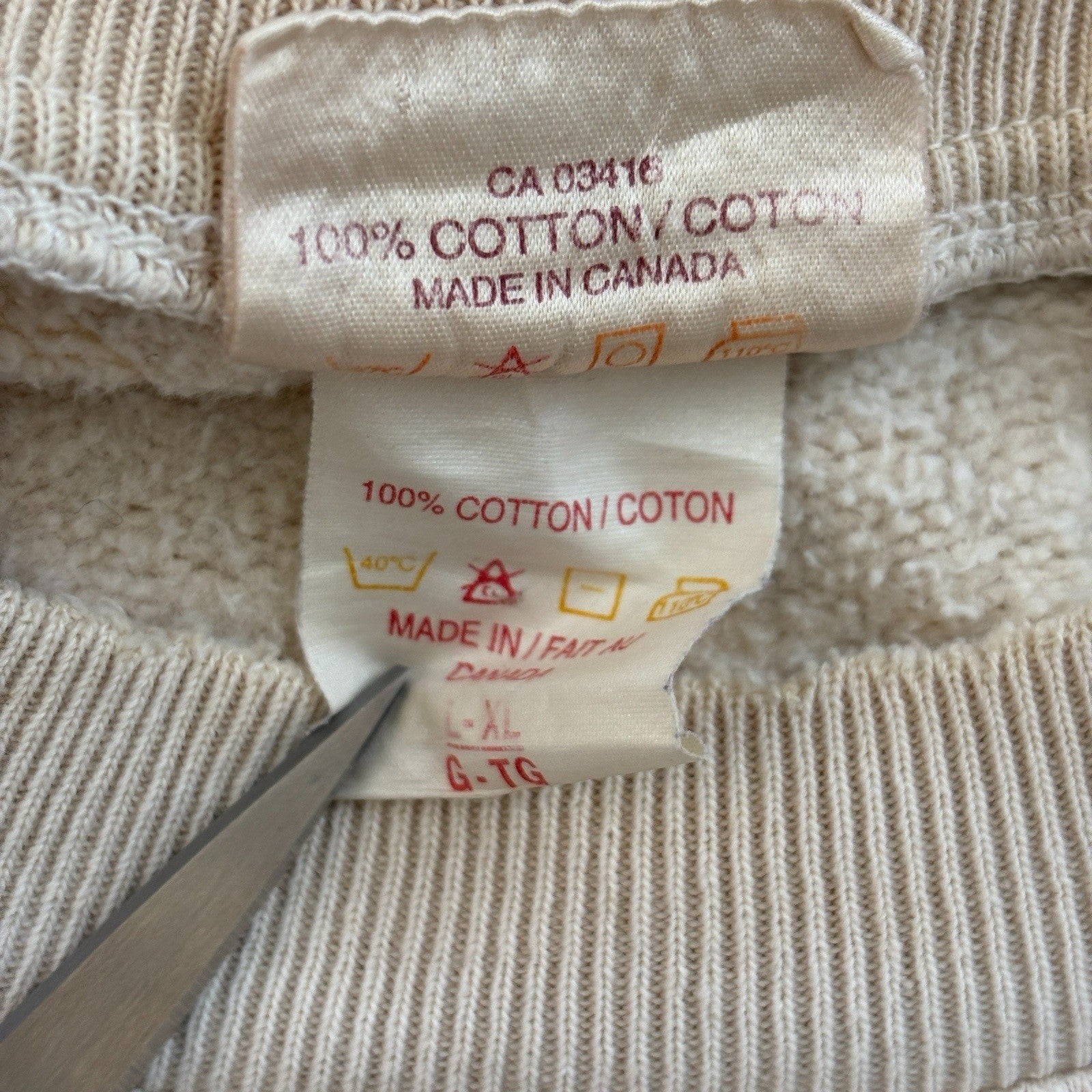 Vintage 1956 McCarthy Sweatshirt mens Large Pullover Made In Canada