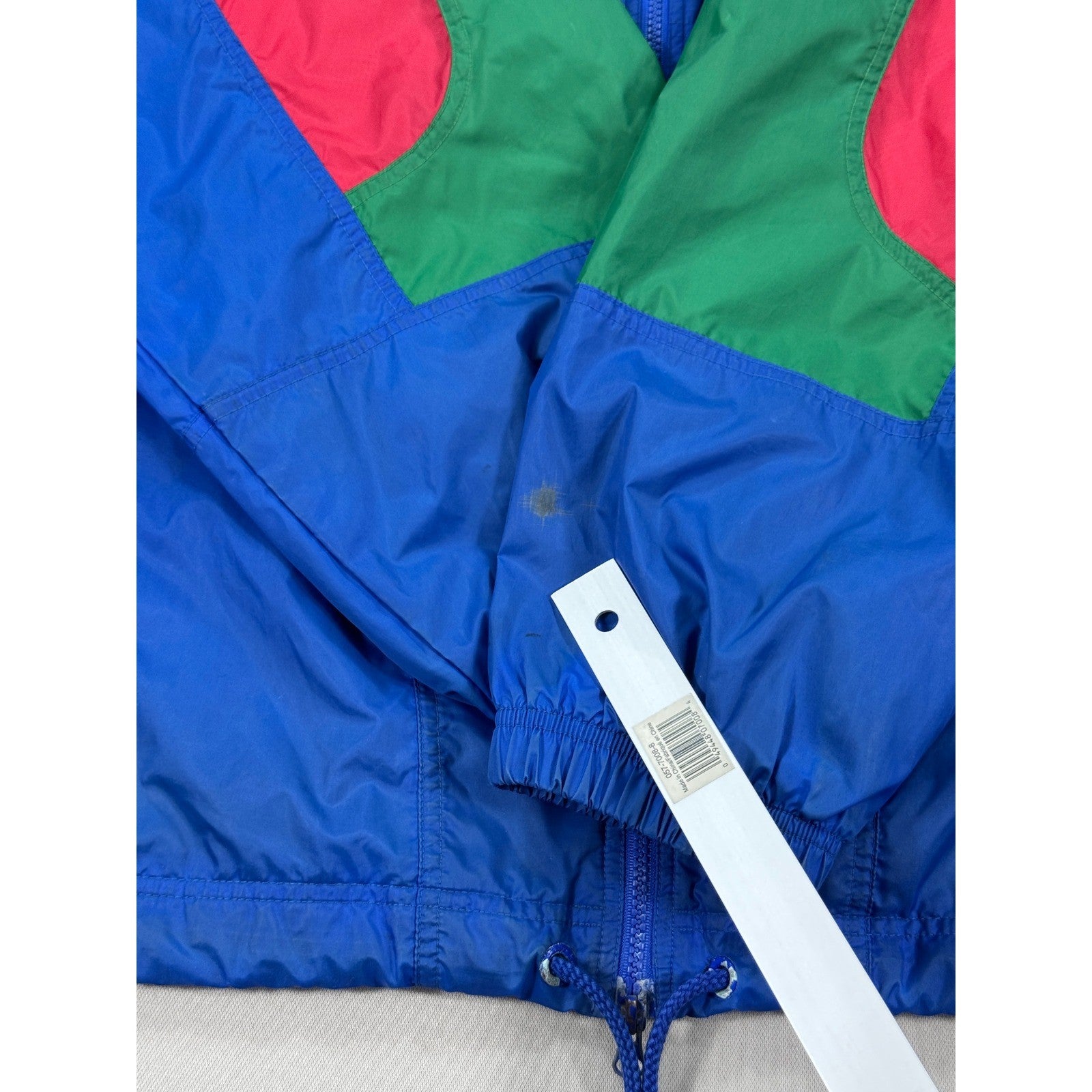 RARE Vintage Nike DB Bitter Warriors Windbreaker Jacket mens XL Blue Hooded