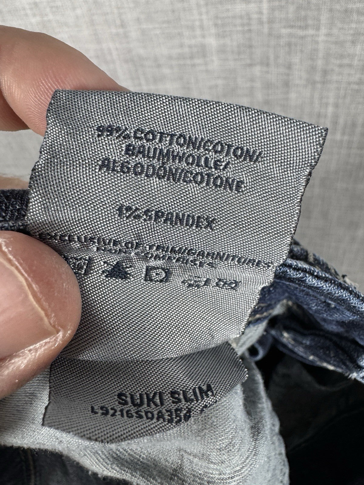 Silver Jeans Suki Slim Beaded Y2K Blue Distressed Womens 27x31