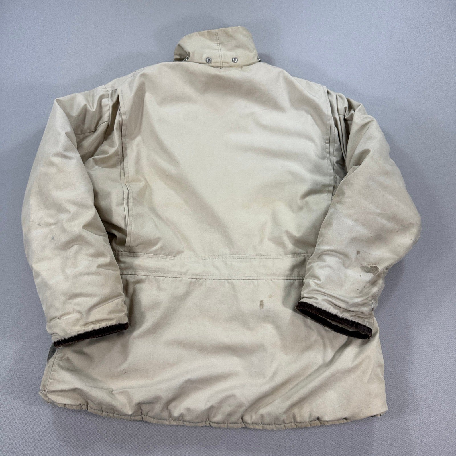 Vintage 10-X Shooting Jacket America's Finest Clothing mens Large Brown Patch