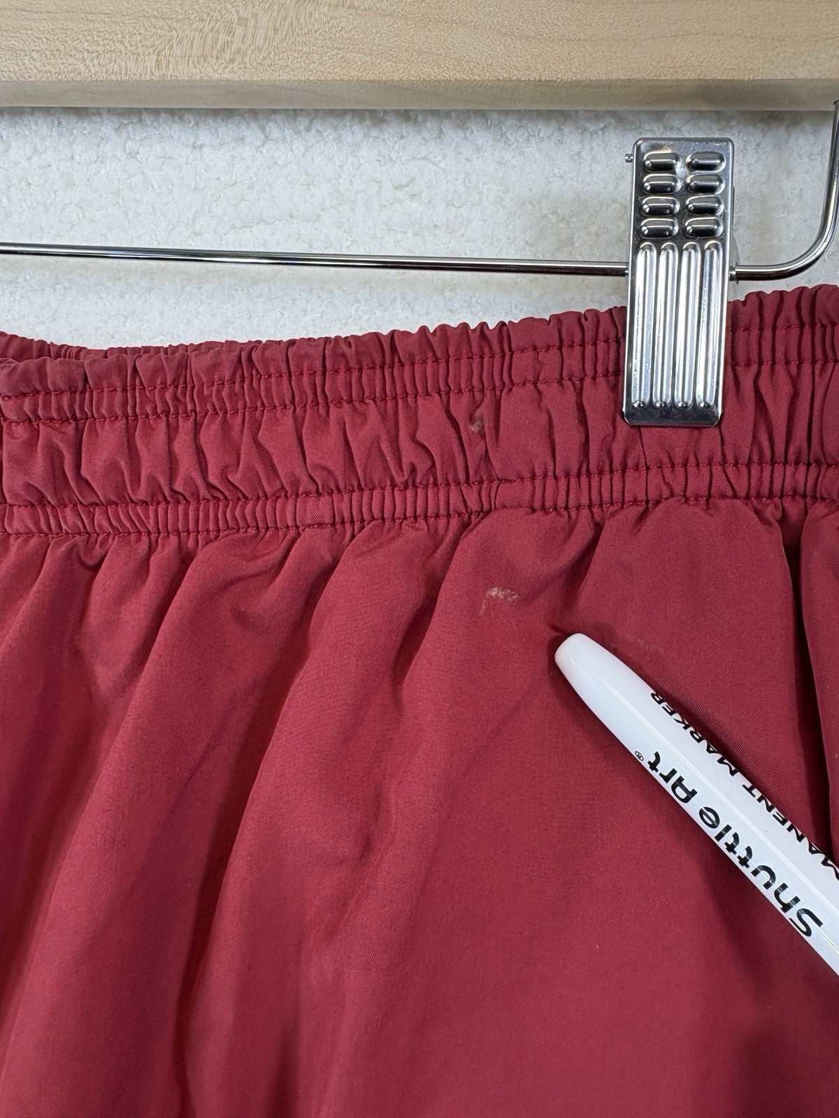 Vintage Reebok  Mesh Lined  Track Pants Mens XL Red Gold Stripe Sports