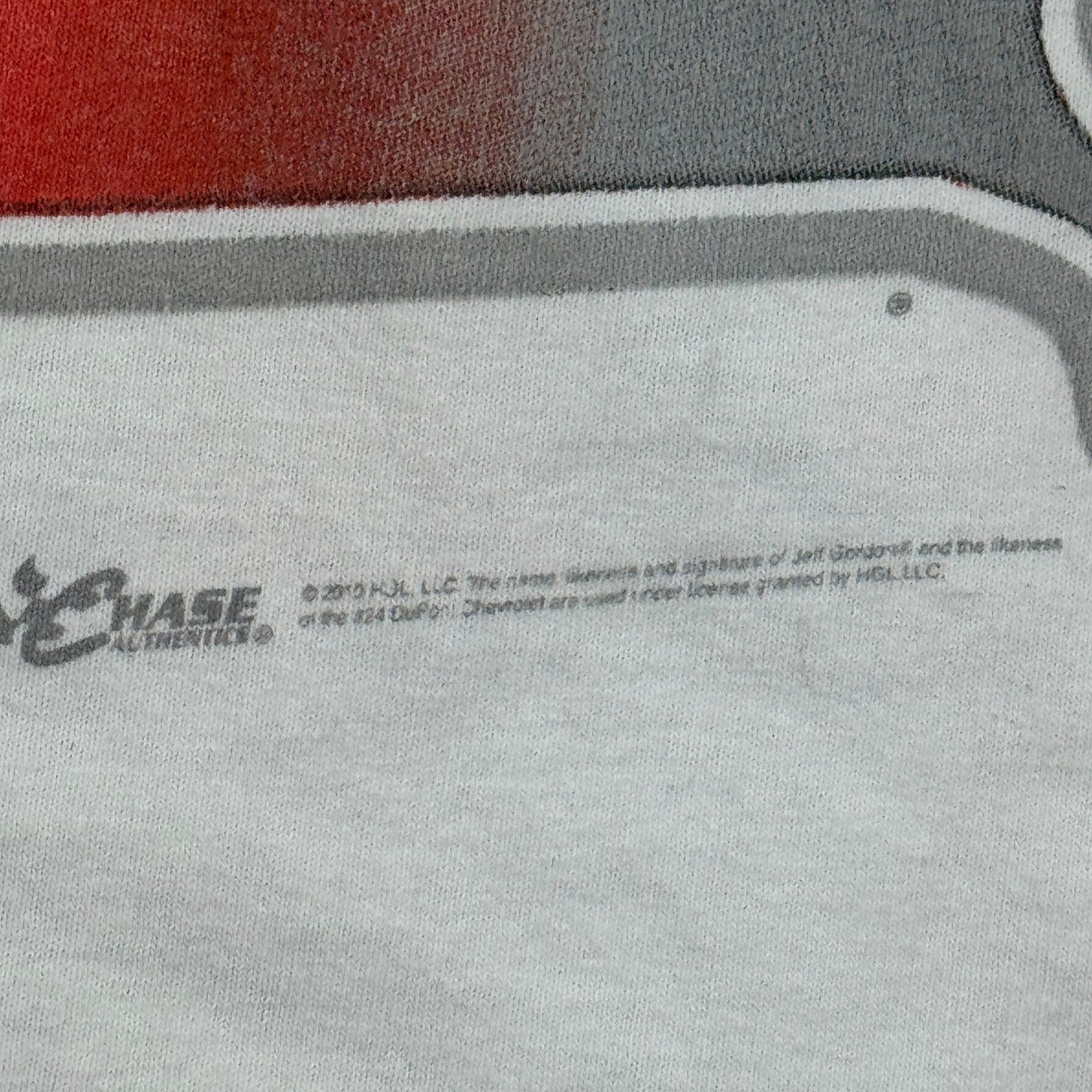 Jeff Gordon Nascar All Over Print AOP T Shirt Size Large Chase Authentics 2010