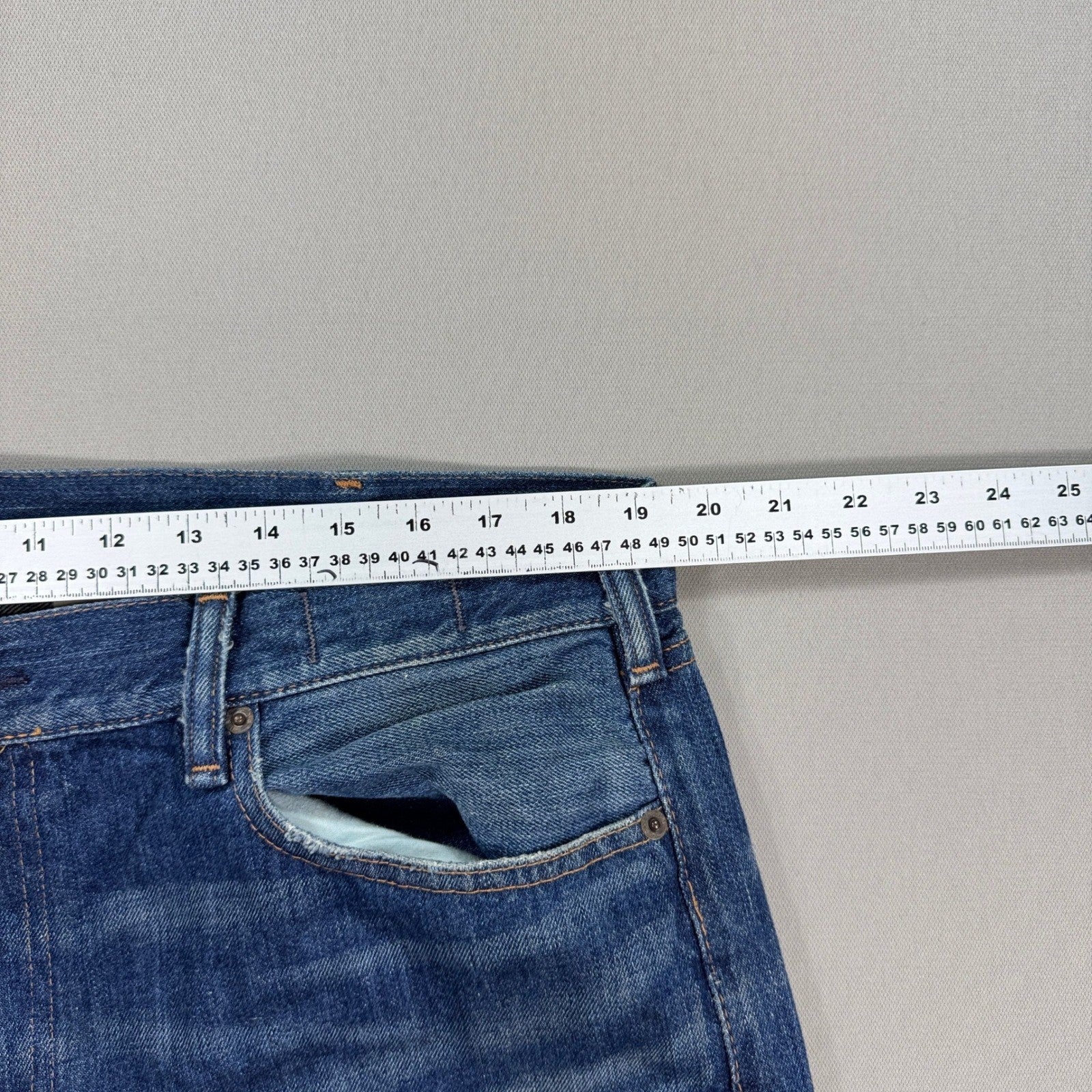 Denim & Supply Ralph Lauren Distressed Jeans Slim mens 38x32 Denim Straight Leg