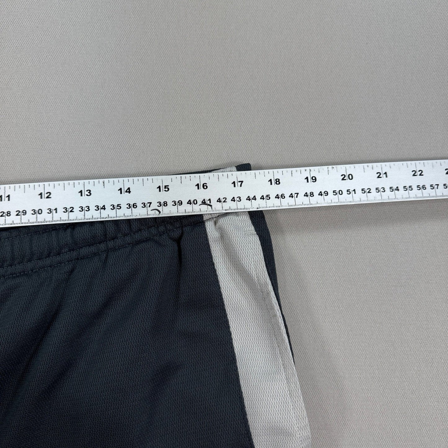 Vintage Nike Gray Track Pants mens XL White Stripe Zipper Hem Jogger Training