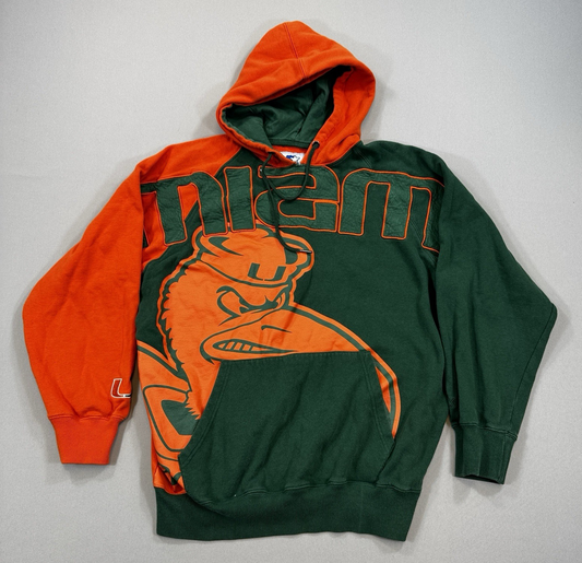 Miami Hurricanes Starter Sebastian The Ibis Sweatshirt Embroidered - Men’s Large