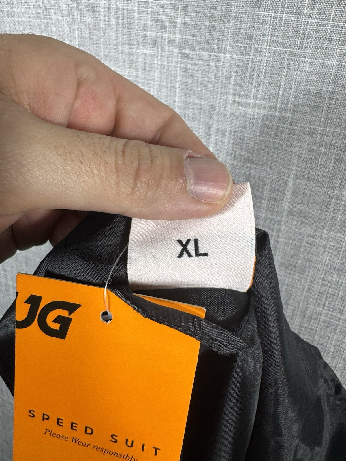 Lug Full Zip Size XL Black Windbreaker Jacket New