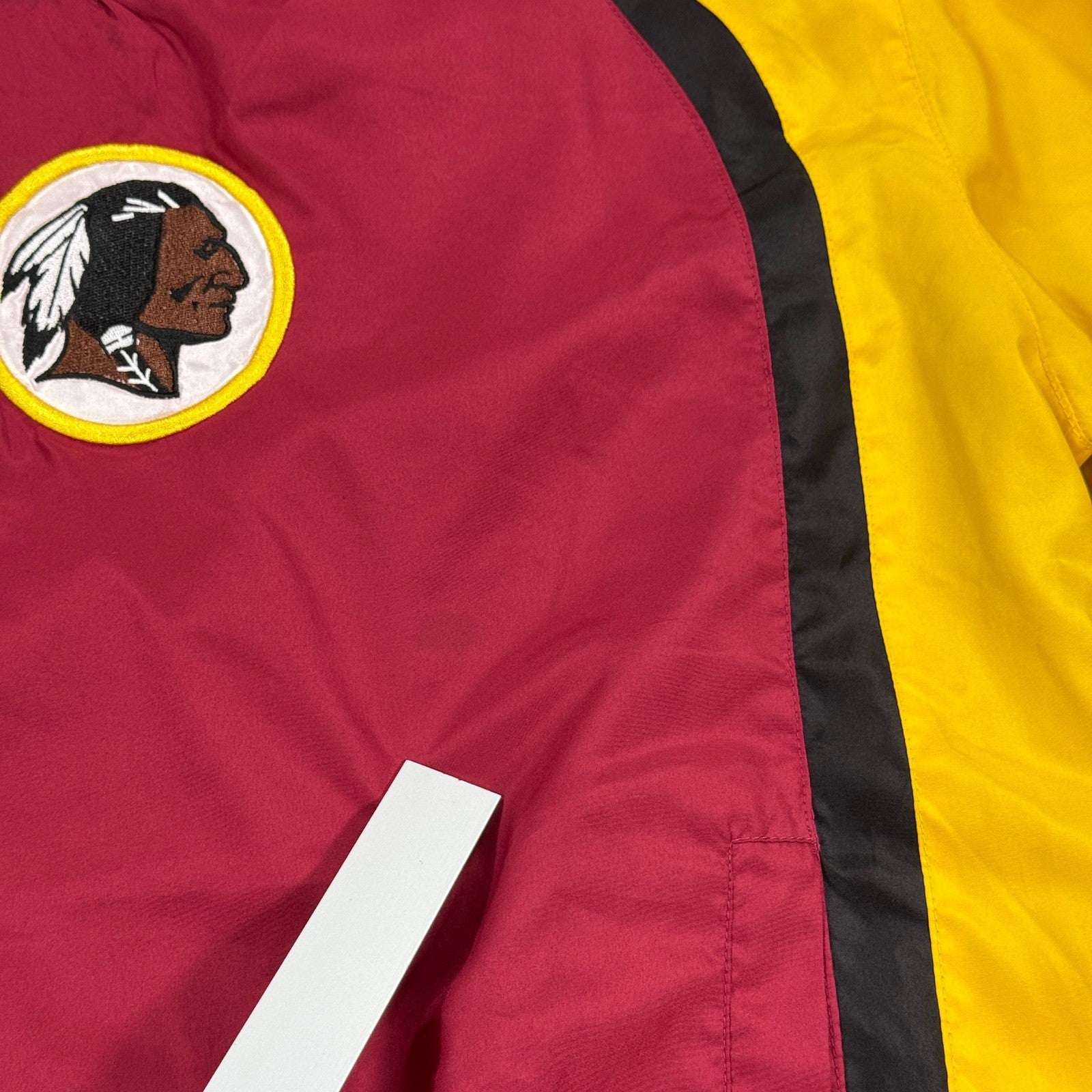Vintage NFL Washington Redskins Jacket Mens Medium Outline Spellout Pullover