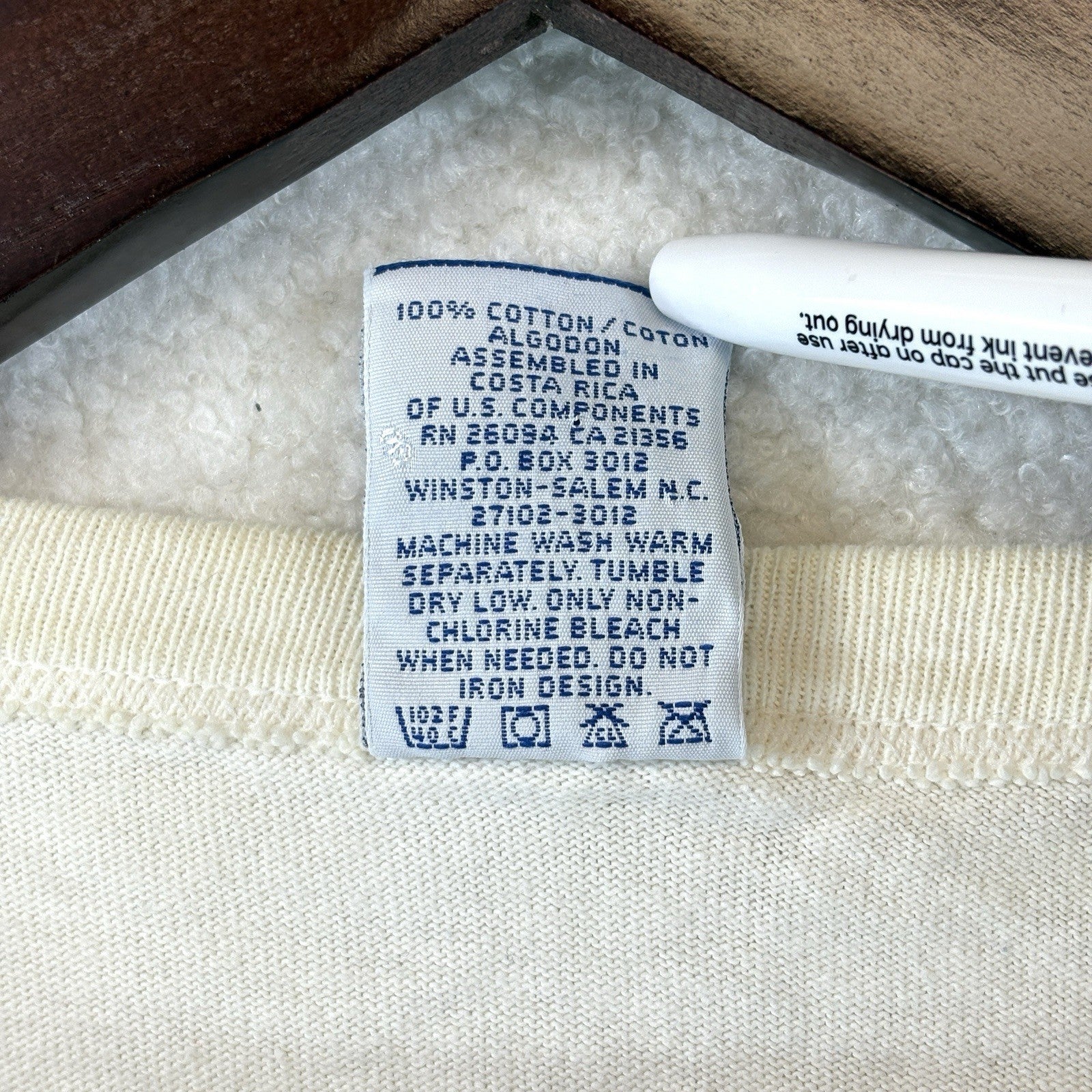 Vintage Champion USA Olympics White Shirt Men 2XL White 90s Olympic Rings