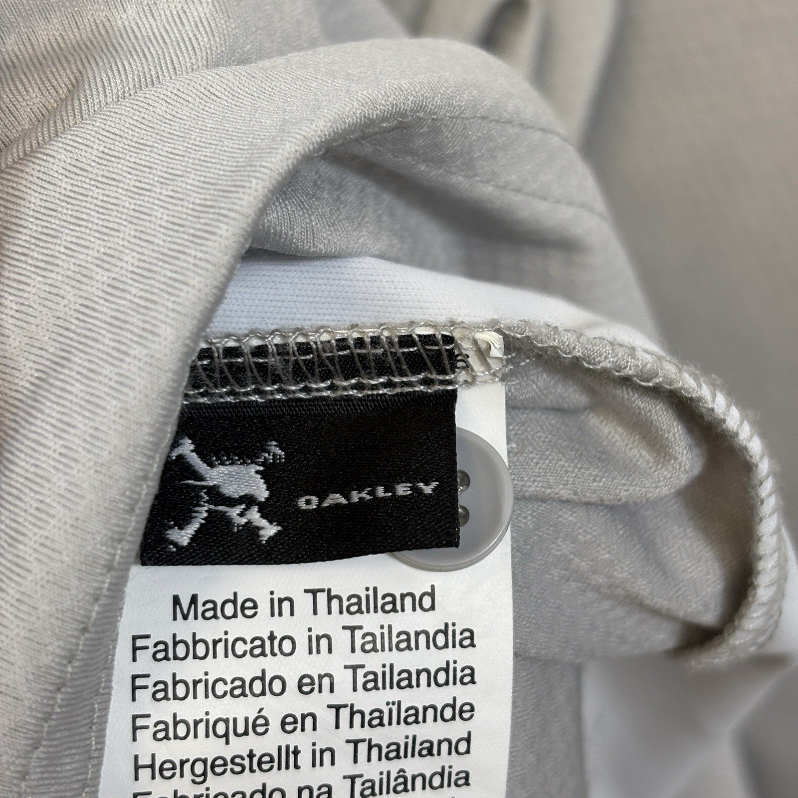 Oakley Golf Golo Polo Regular Fit mens White XL Ohydrolix Performance Shirt