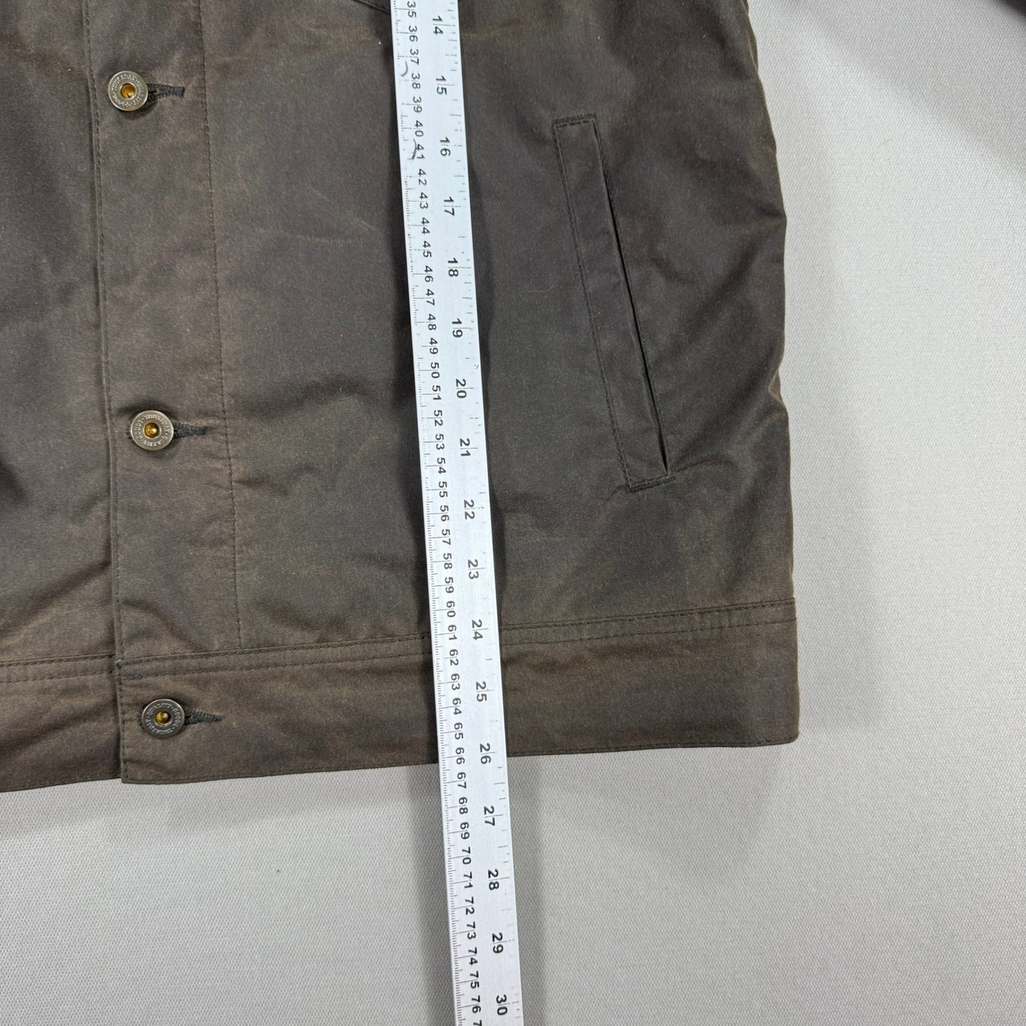 Thursday Everyday Jacket Waxed Cotton mens Medium Dark Olive Lined Heritage