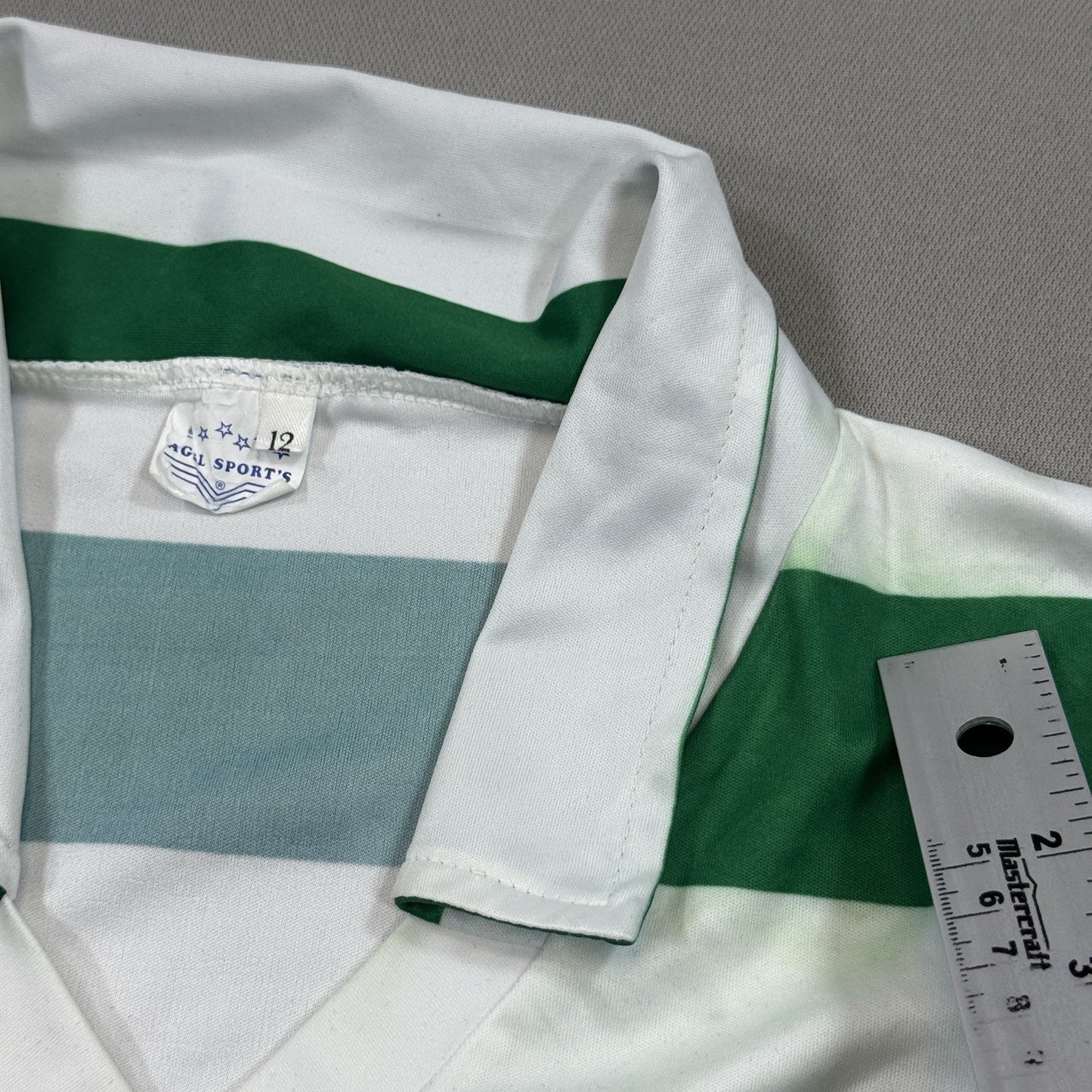 Agil Sports Jersey 90's Sporting Lisbon Home Football Mens Sz 12 Striped